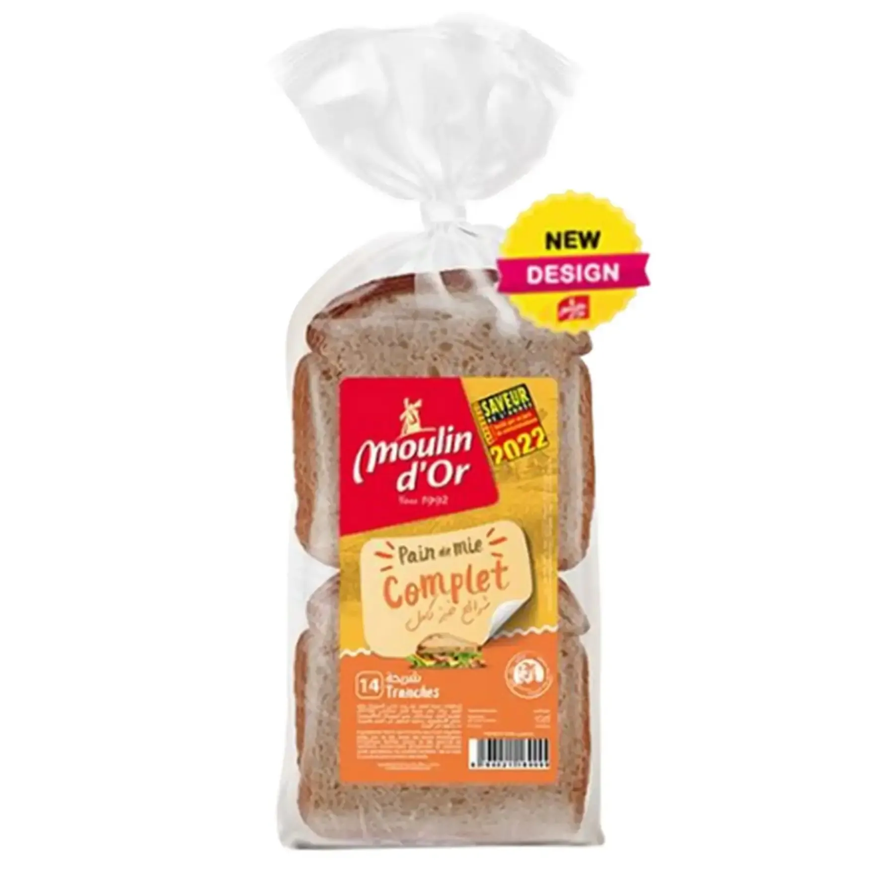 Pain de mie complet moelleux