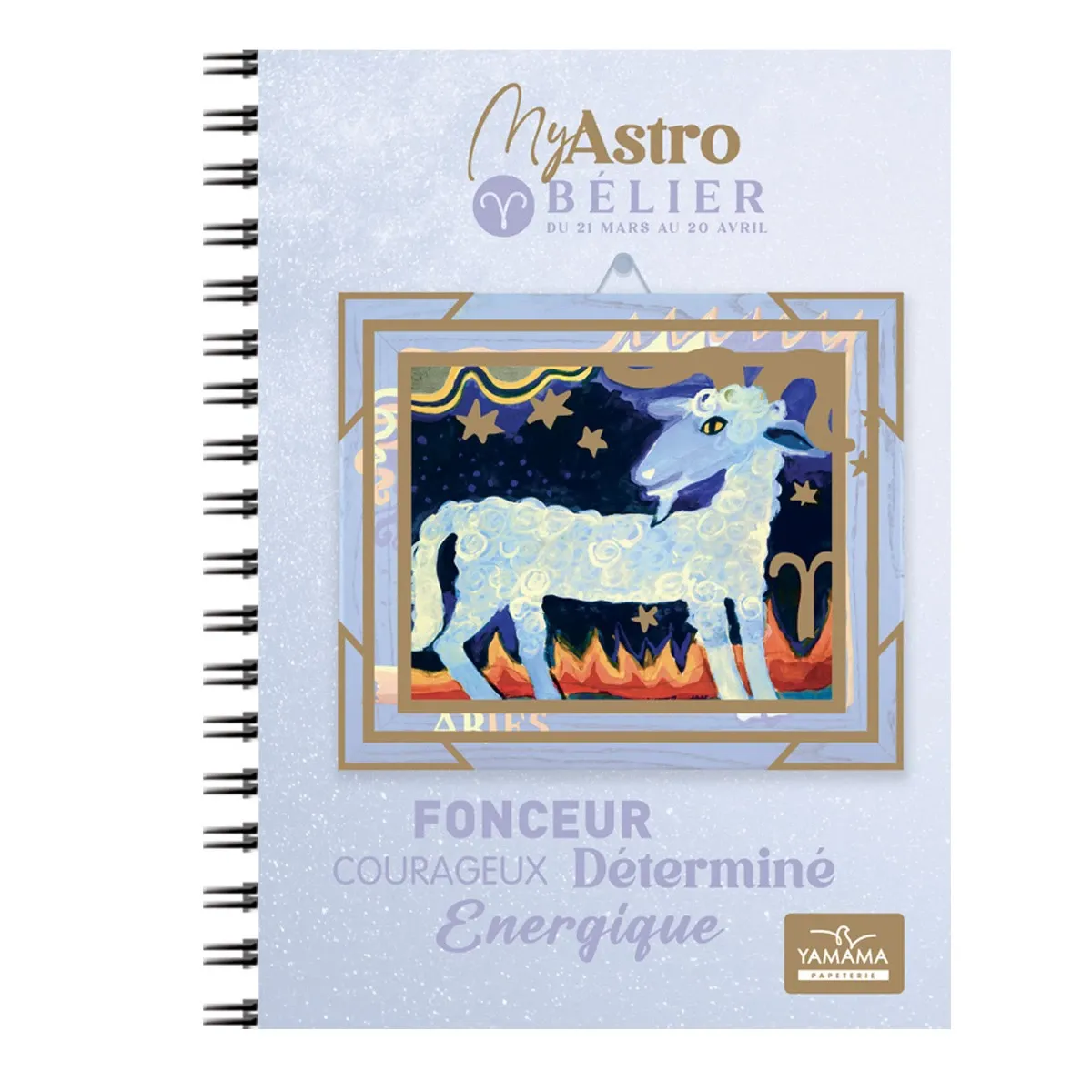 Cahier wiro A4 horoscope : Bélier - 200 pages