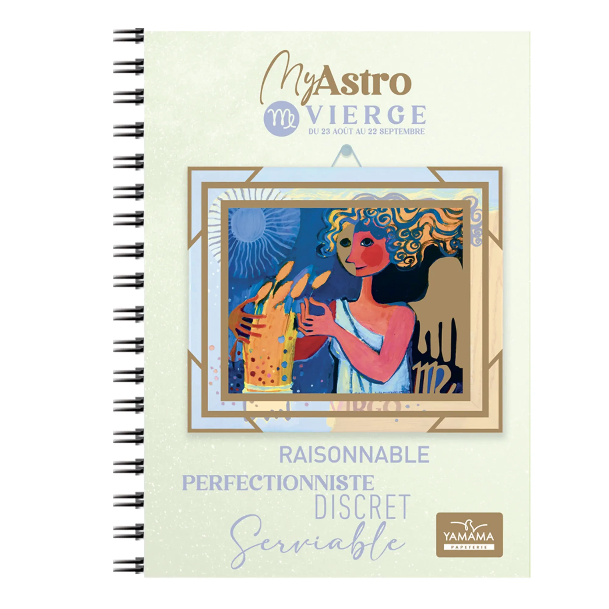 Cahier wiro A4 horoscope : Vierge- 200 pages