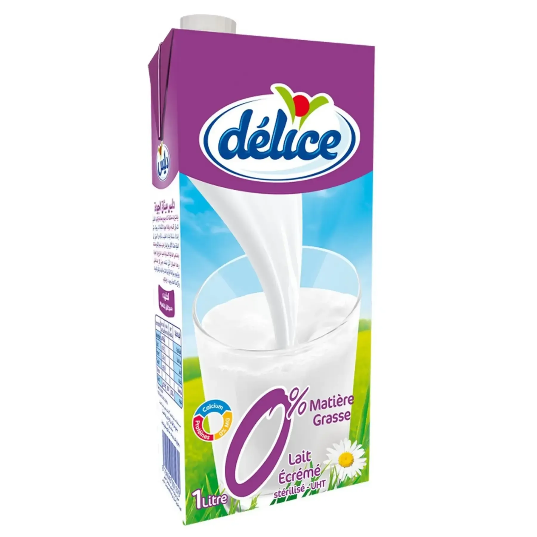 Lait écrémé 0% matière grasse U.H.T