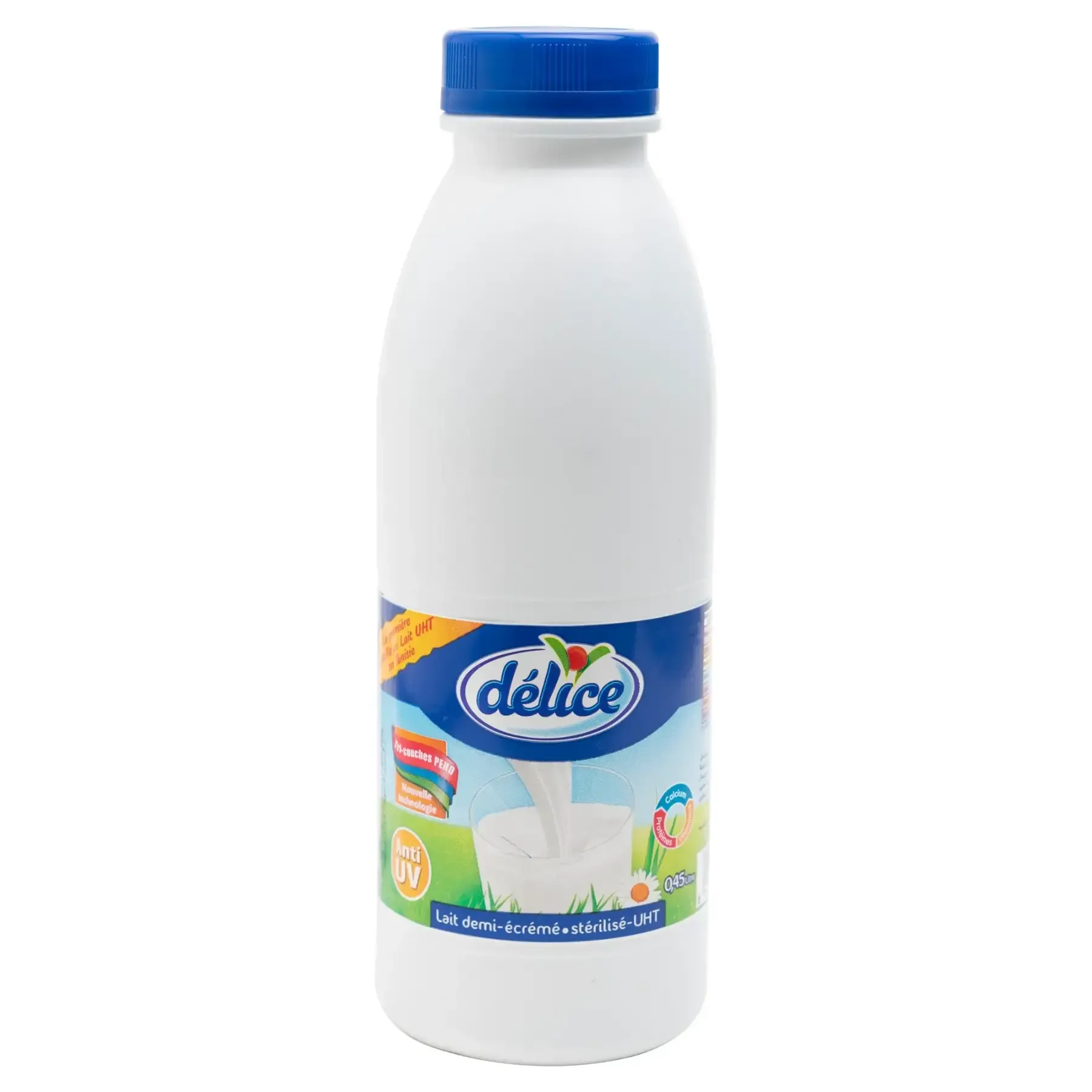 Lait demi-écrémé U.H.T