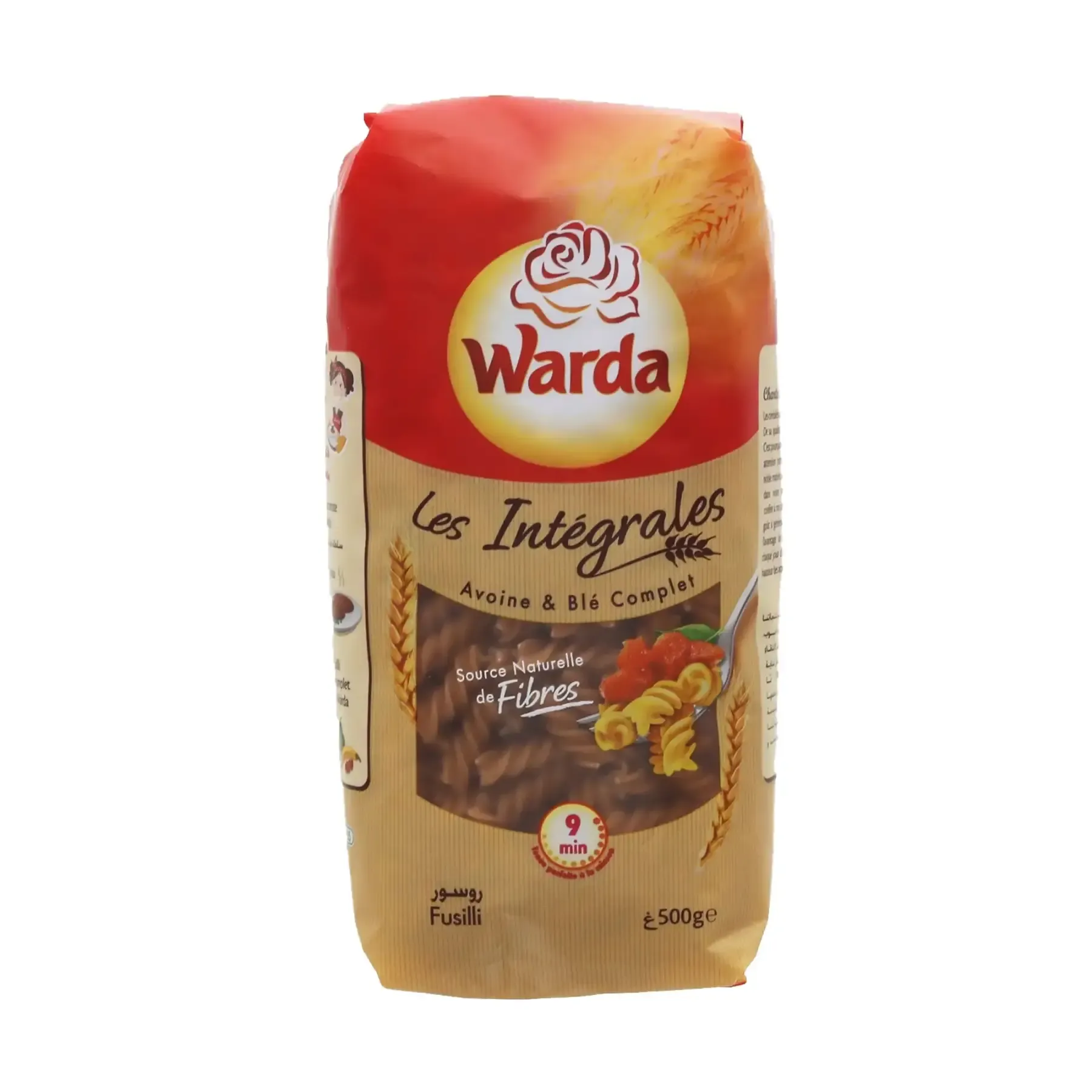 Fusilli au blé complet et avoine Les Intégrales 