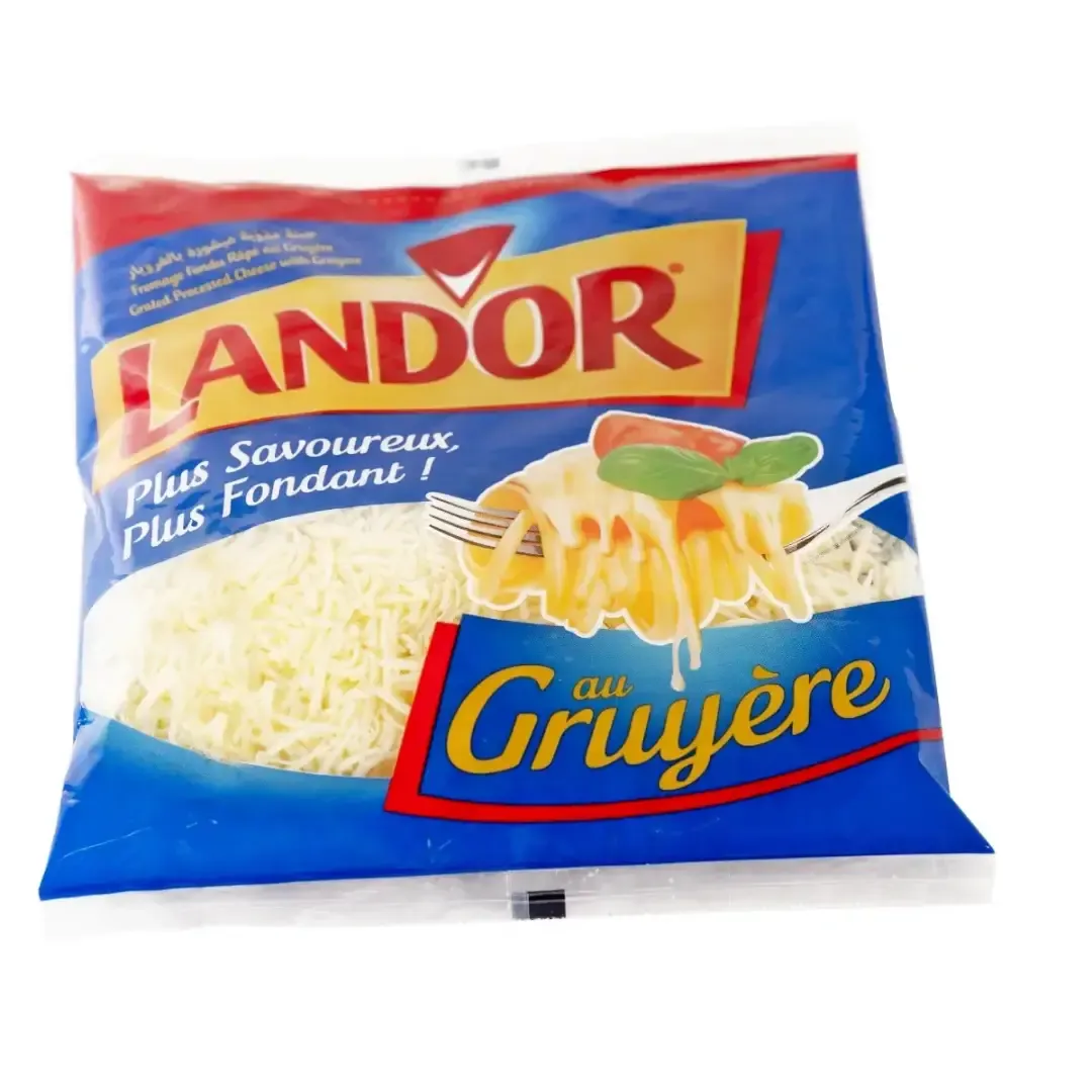 Fromage râpé au gruyère avec zip