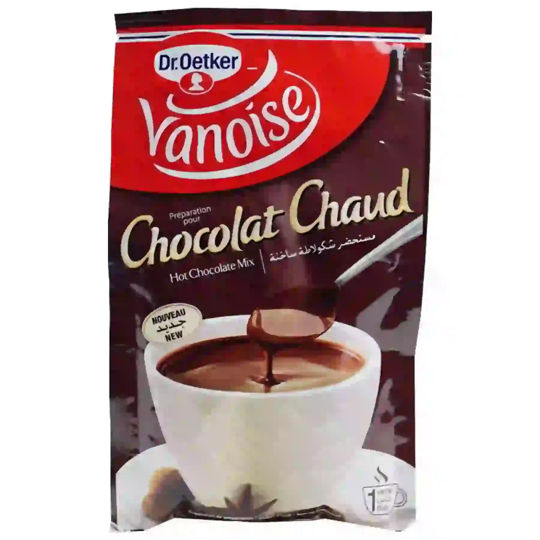 Préparation de chocolat chaud en poudre