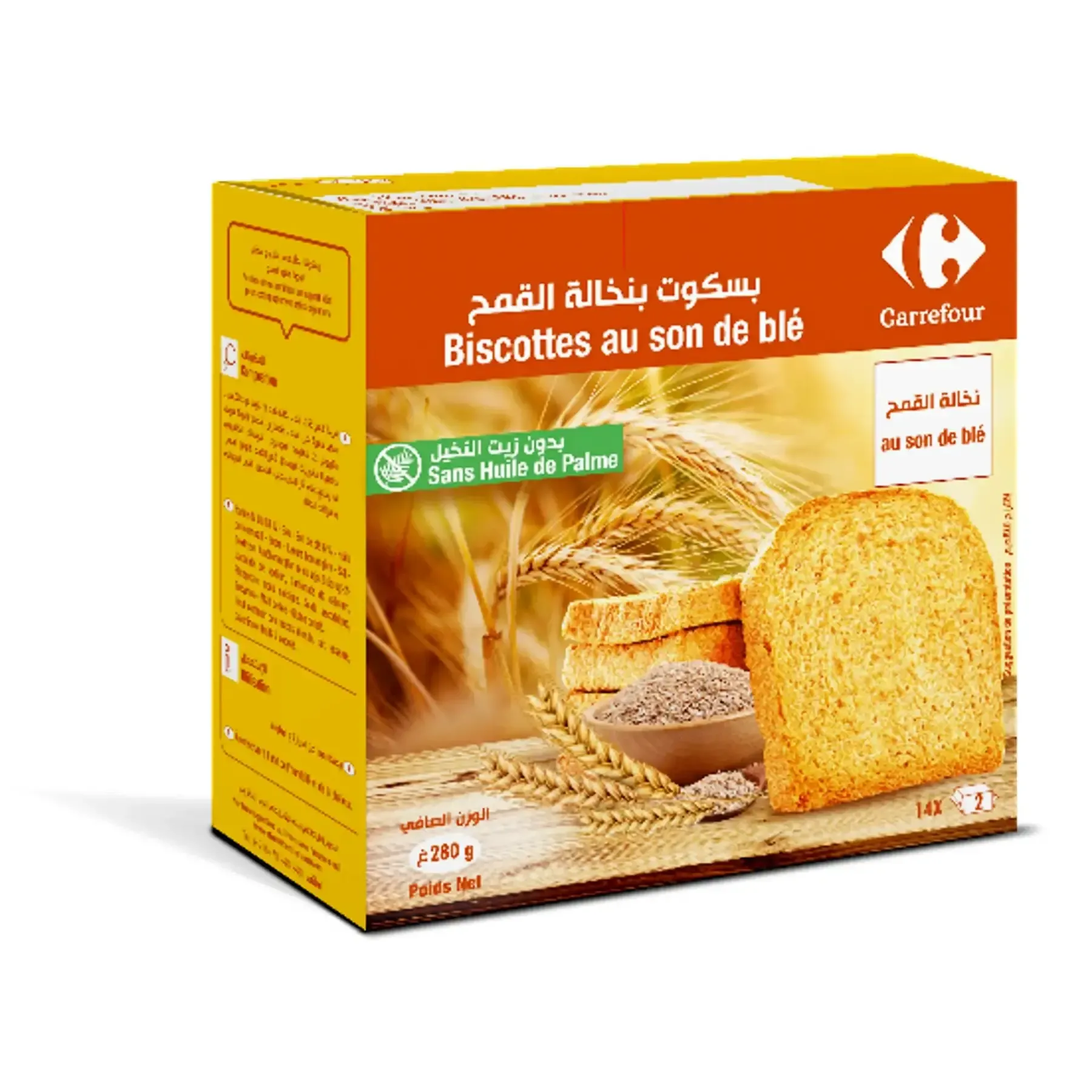 Biscottes au son de blé