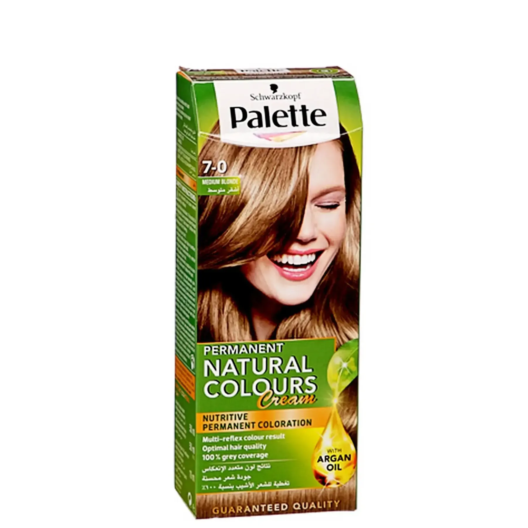 Coloration permanente 7-0 blond moyen