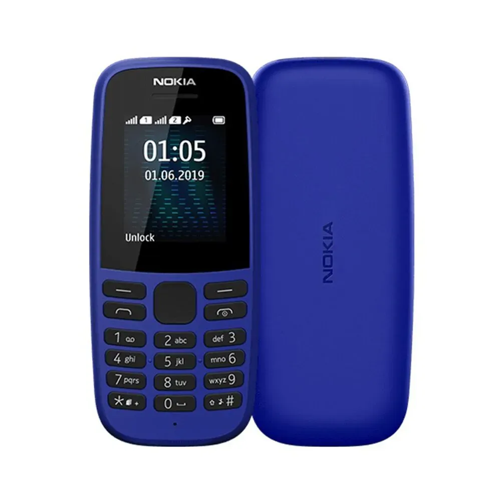 Téléphone Portable Nokia 105  Bleu 