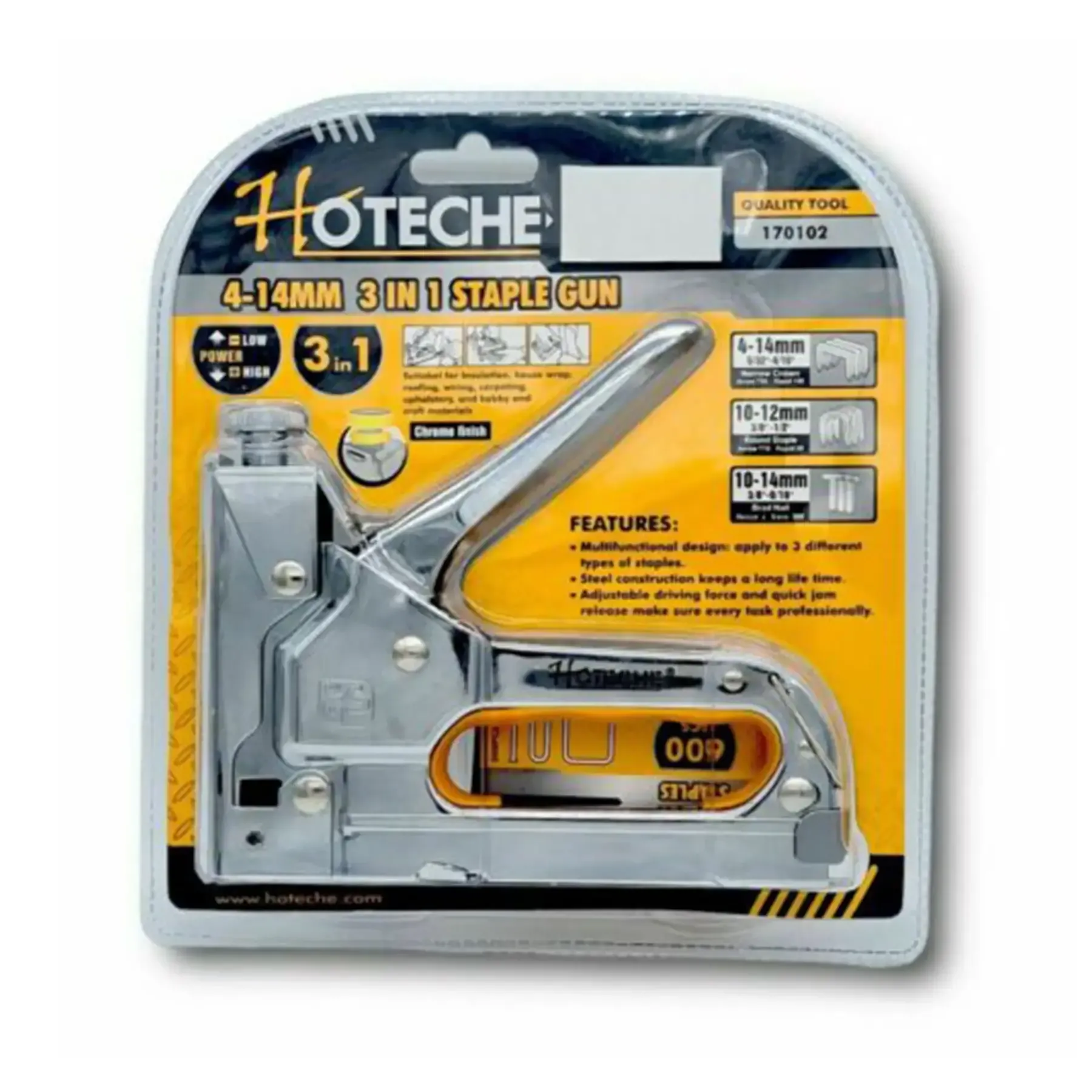 Agrafeuse manuelle 3en1 menuiserie