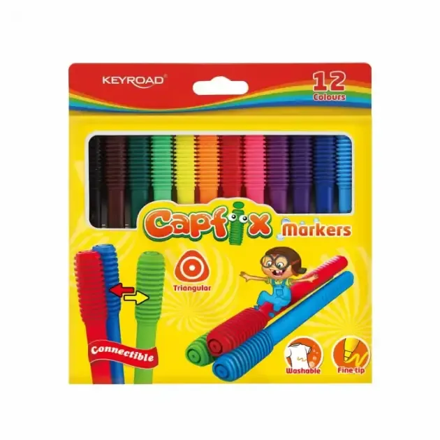 Marqueurs connectables 12 couleurs