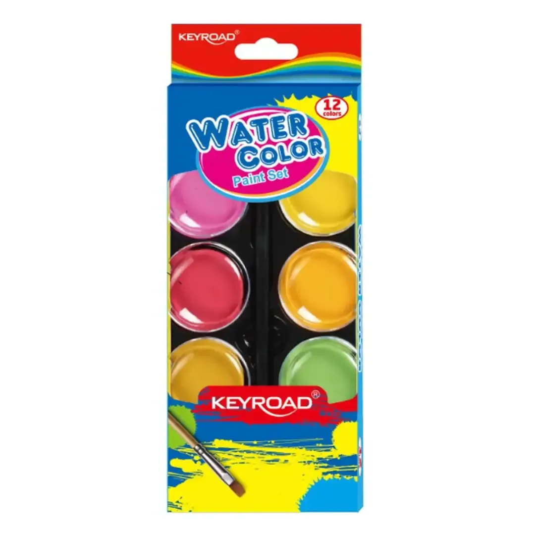 Aquarelle gouache avec un pinceau