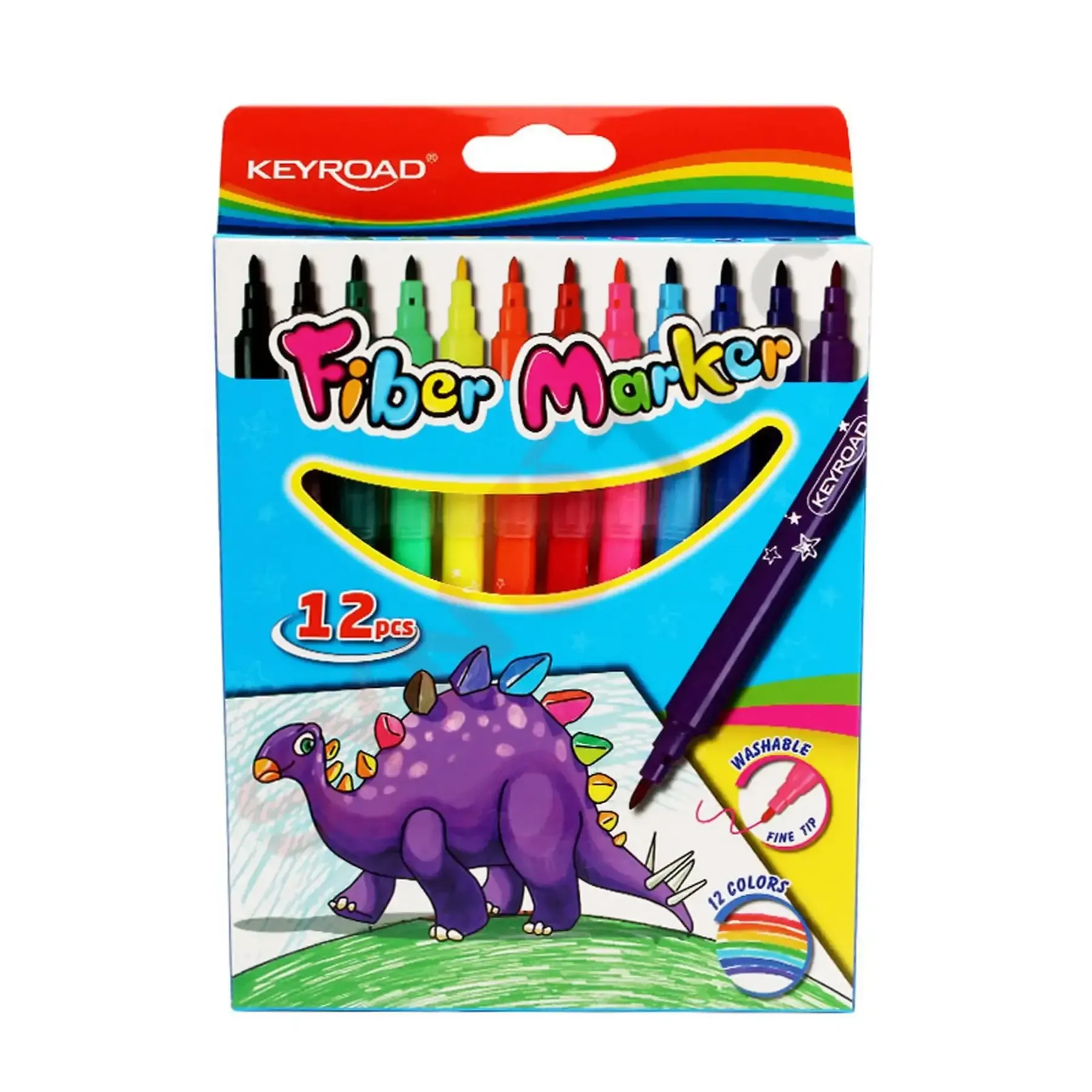 Blister de 12 feutres Fiber Marker