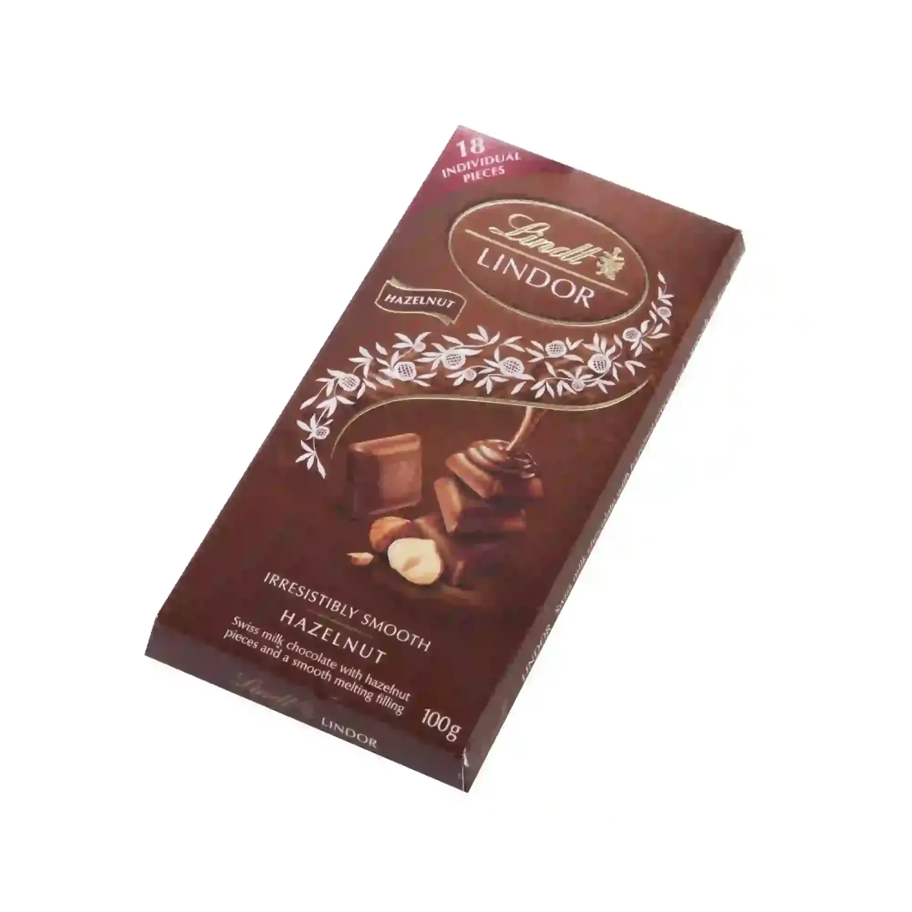 Chocolat Lindor au lait et noisettes