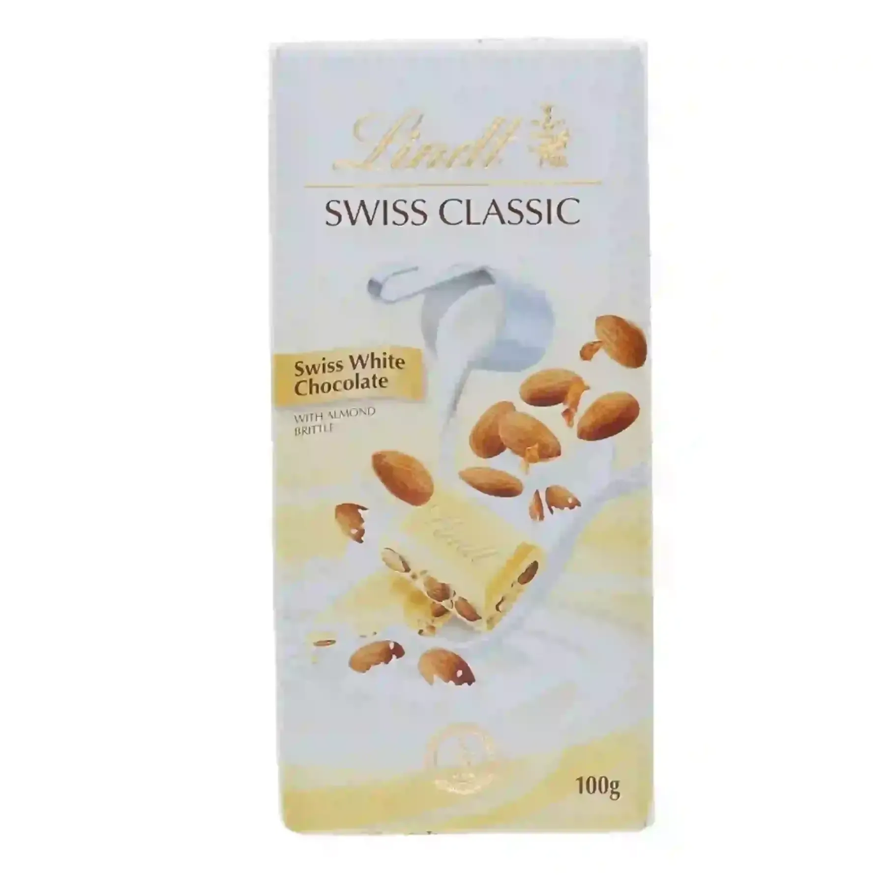 Chocolat suisse blanc aux amandes