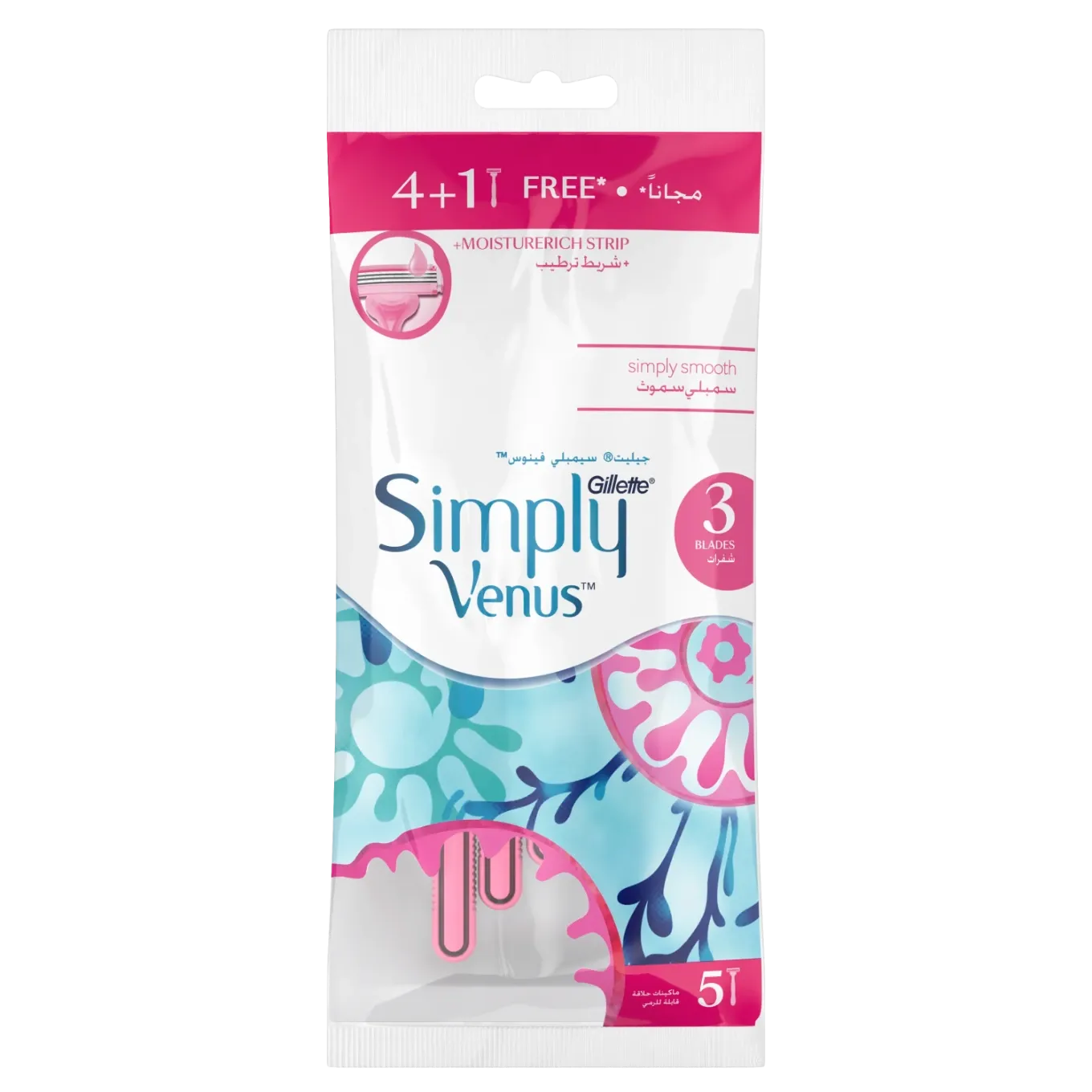 Rasoirs Jetables Simply Venus 3 lames