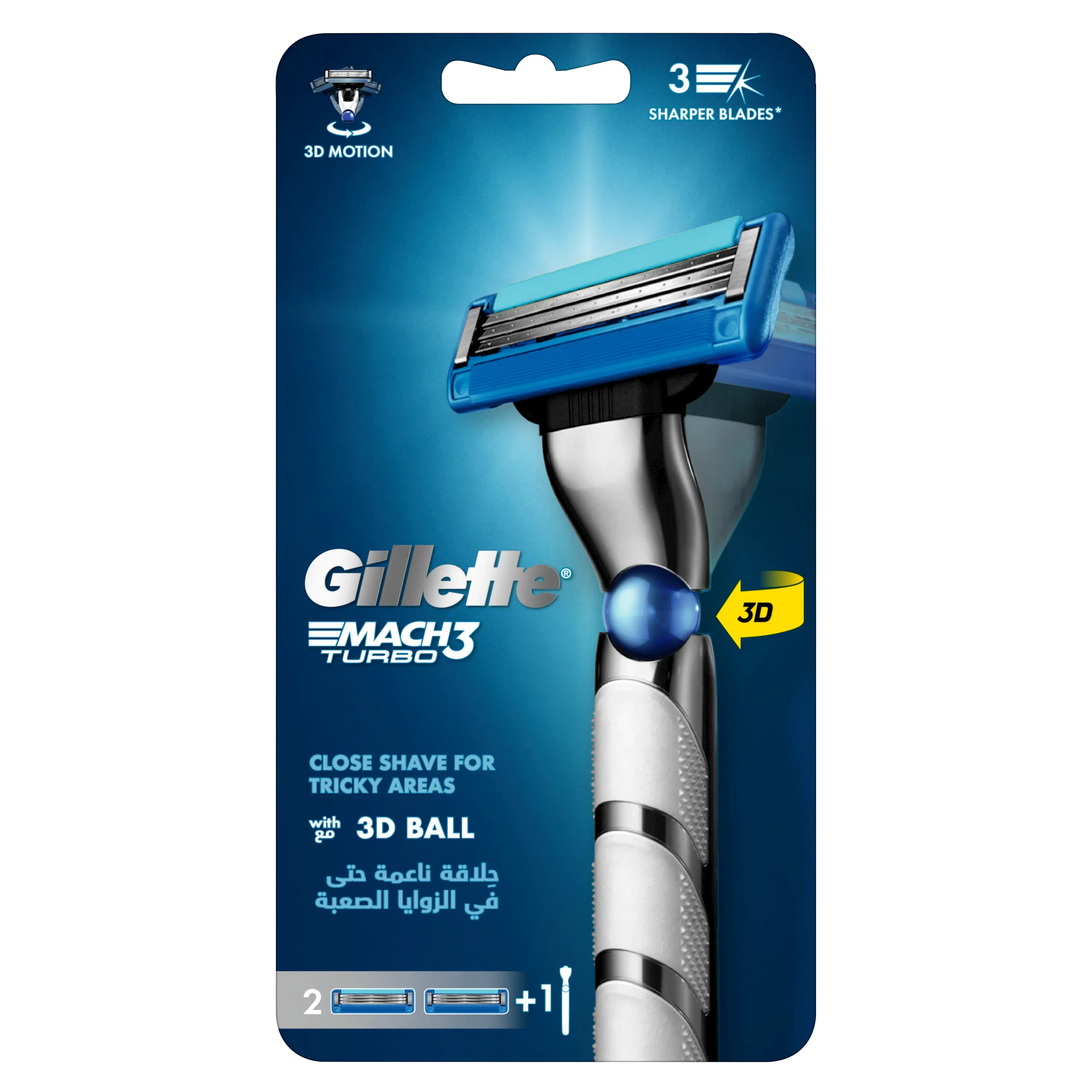 Rasoir Rechargeable Mach 3 Turbo