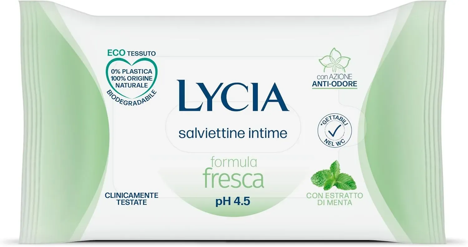 Lingettes Intime Formule Fraîche pH 4.5