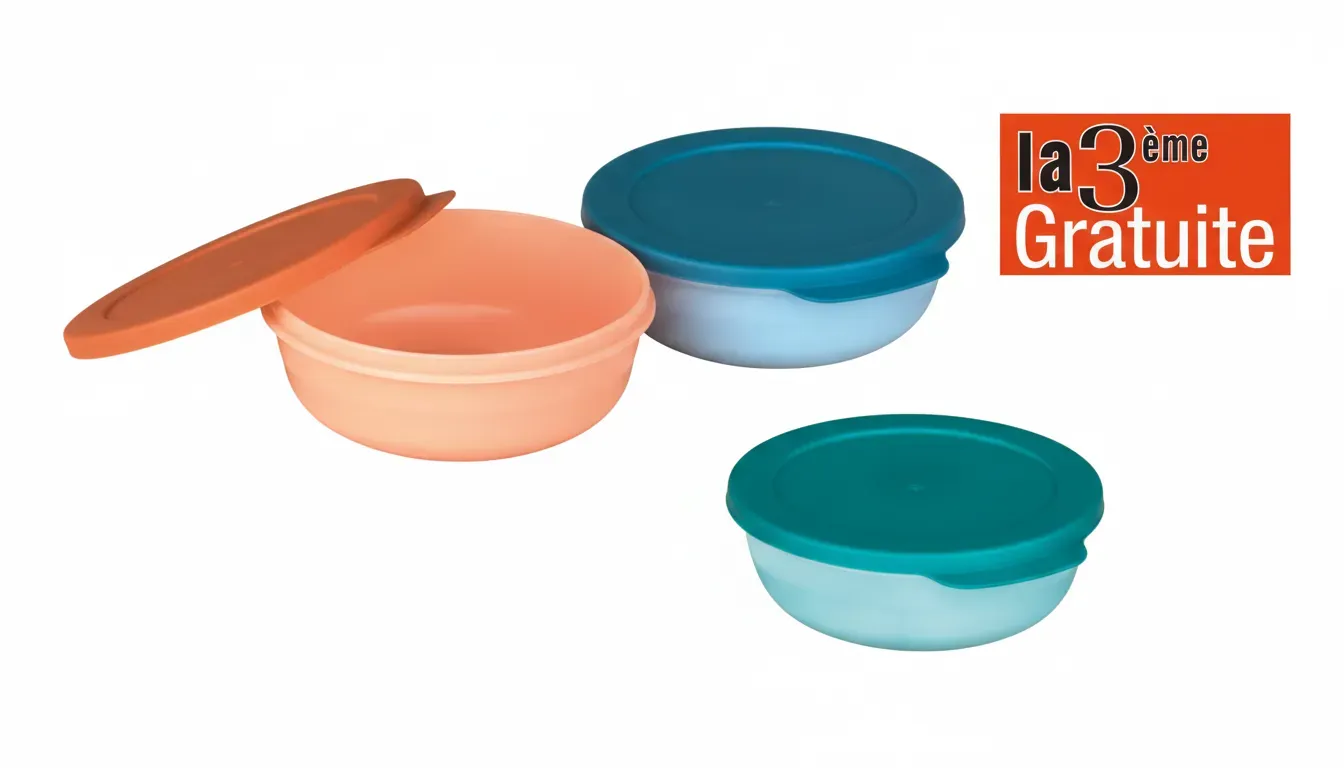 Lot de 2 boites de conservation 800ml