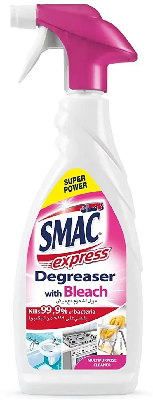 Dégraissant express avec javel
