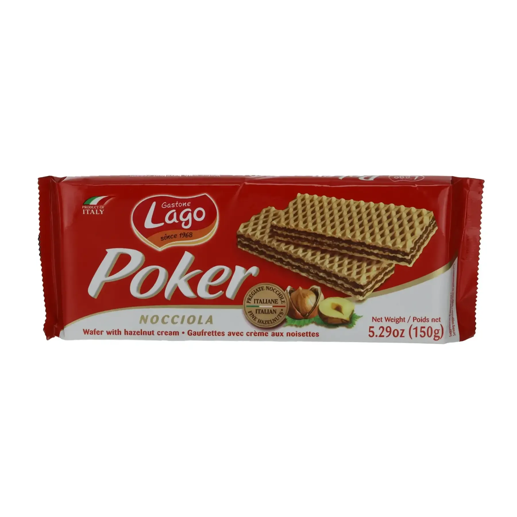 Gaufrettes Poker noisette