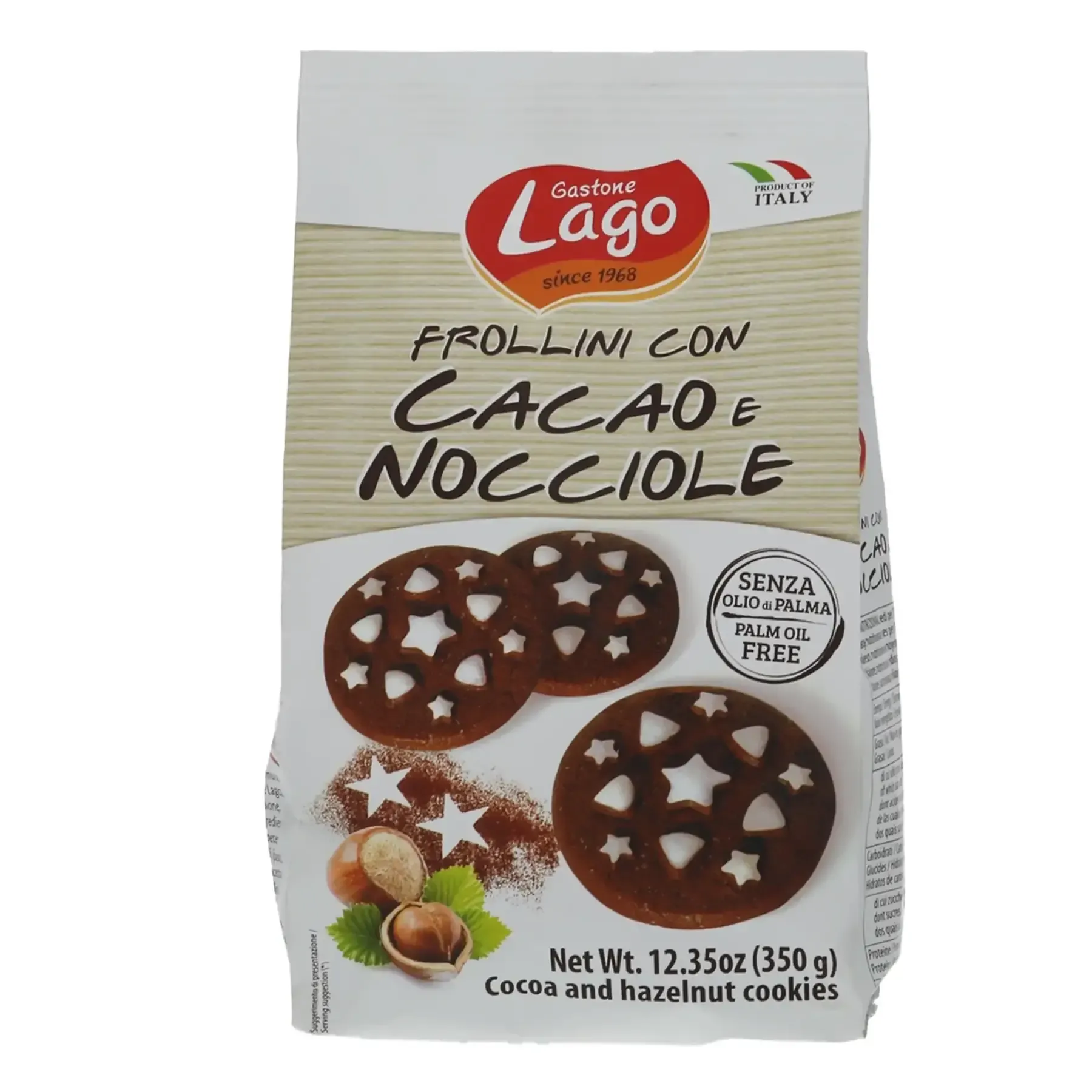 Sablé chocolat et noisette Frollini con Cacao e Nocciole