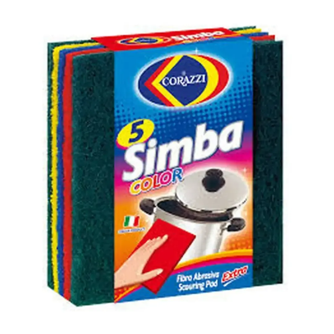 Eponges abrasives fibre colorées