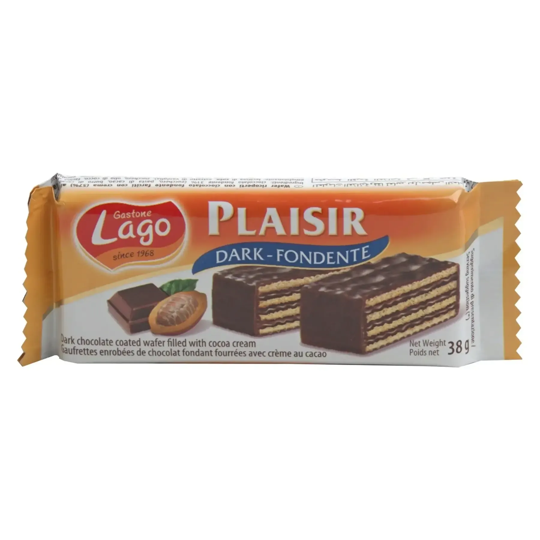 Gaufrettes Plaisir chocolat noir