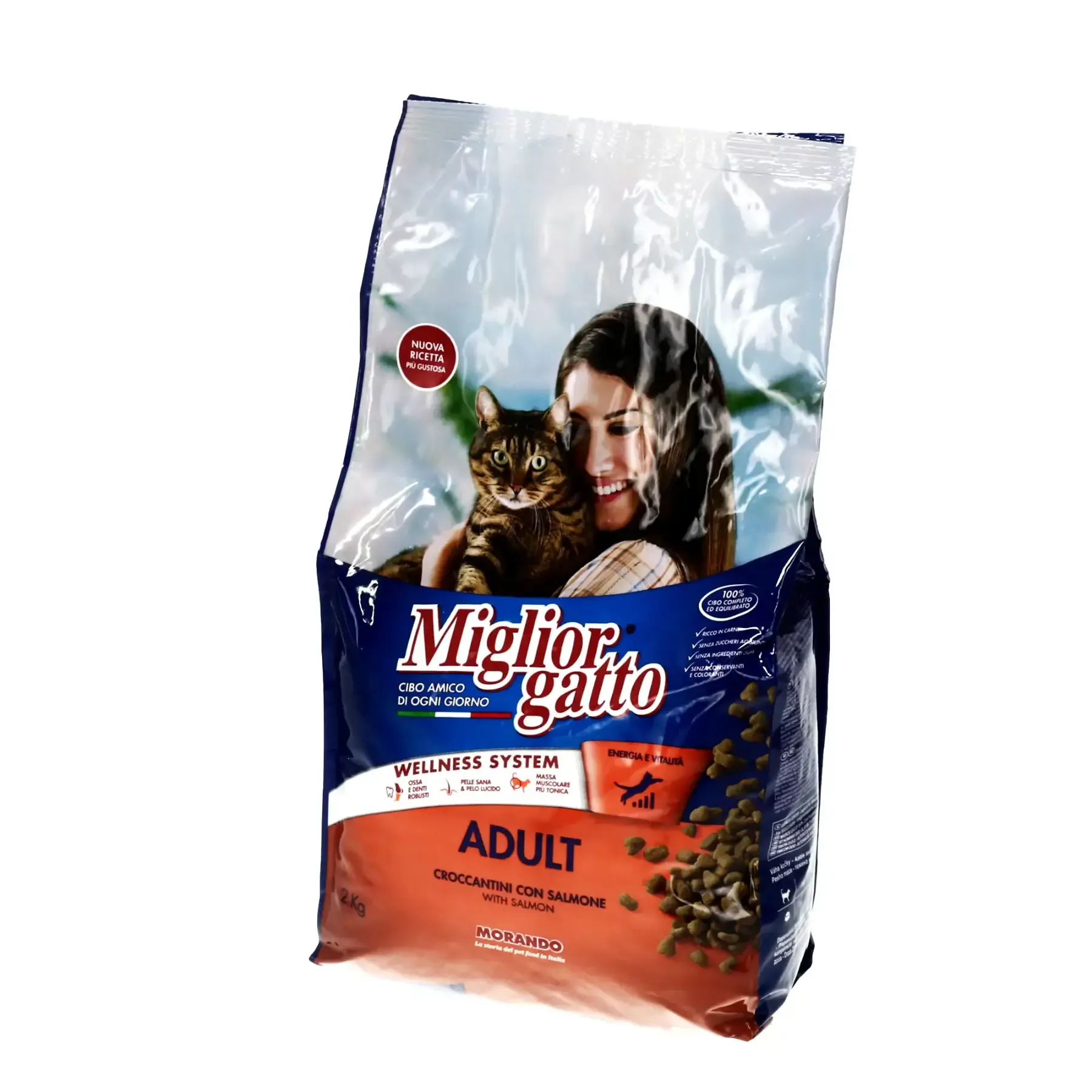 Croquettes au saumon chats adultes