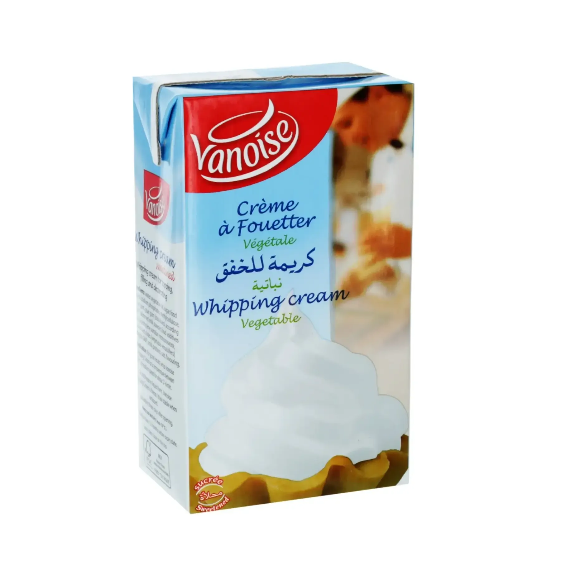 Crème fouettée végétale