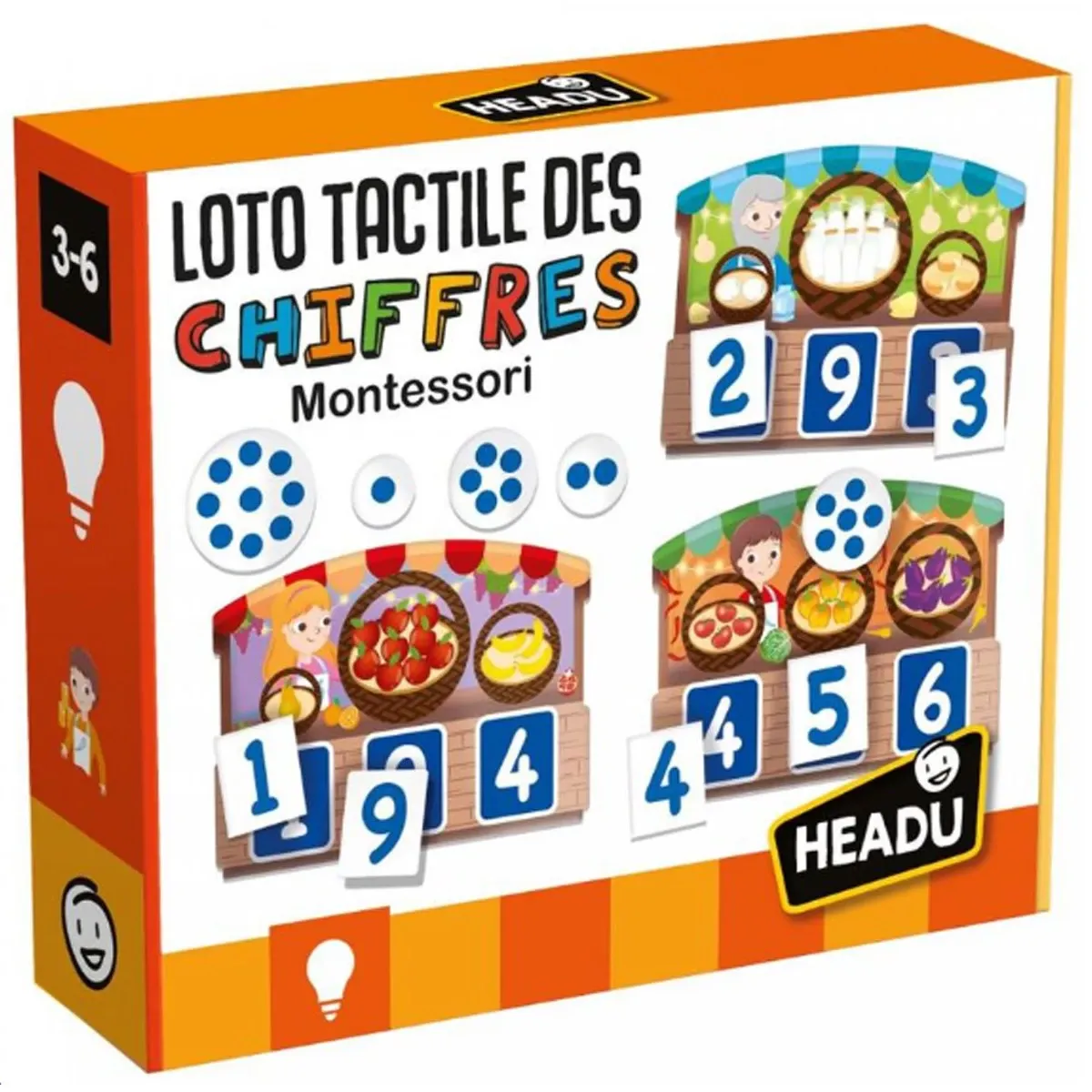 Loto Tactile des chiffres Montessori