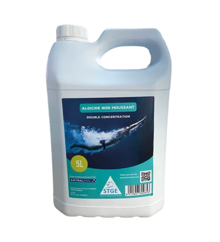 Algicide non moussant
