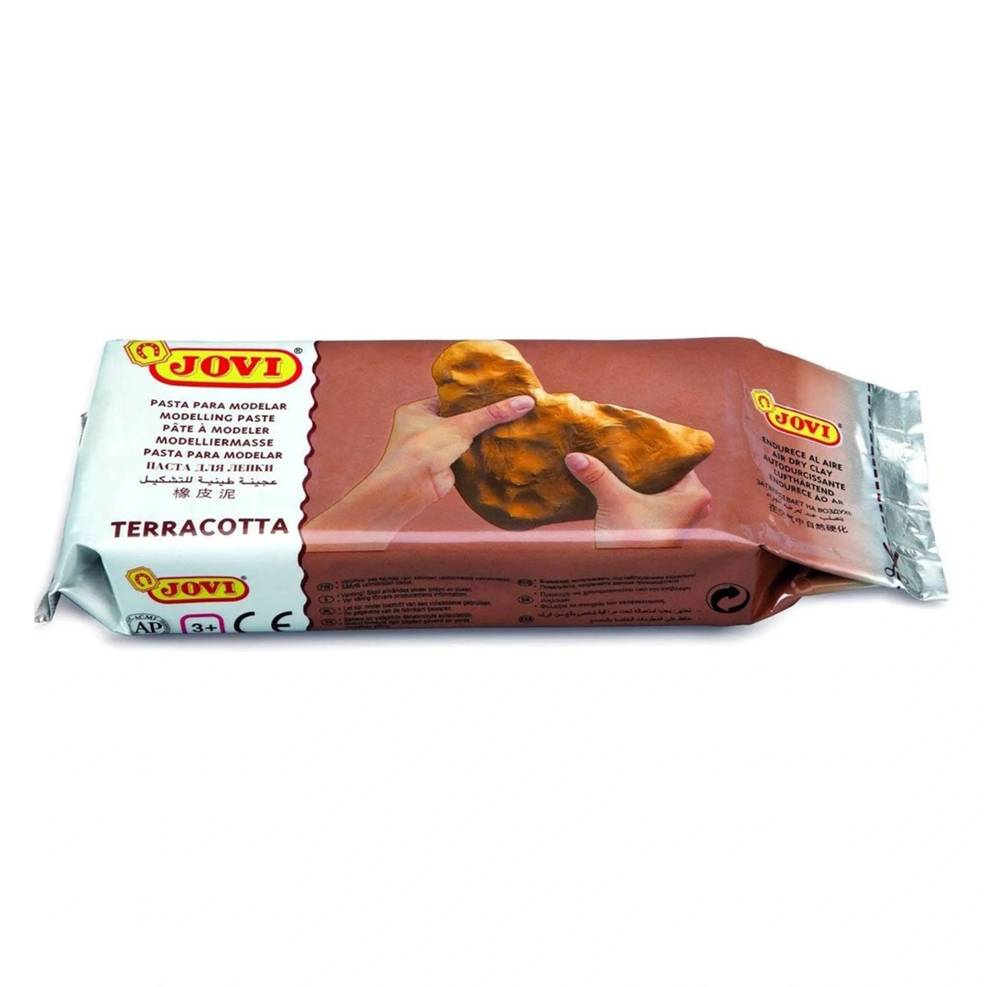 Pâte à modeler autodurcissante marron