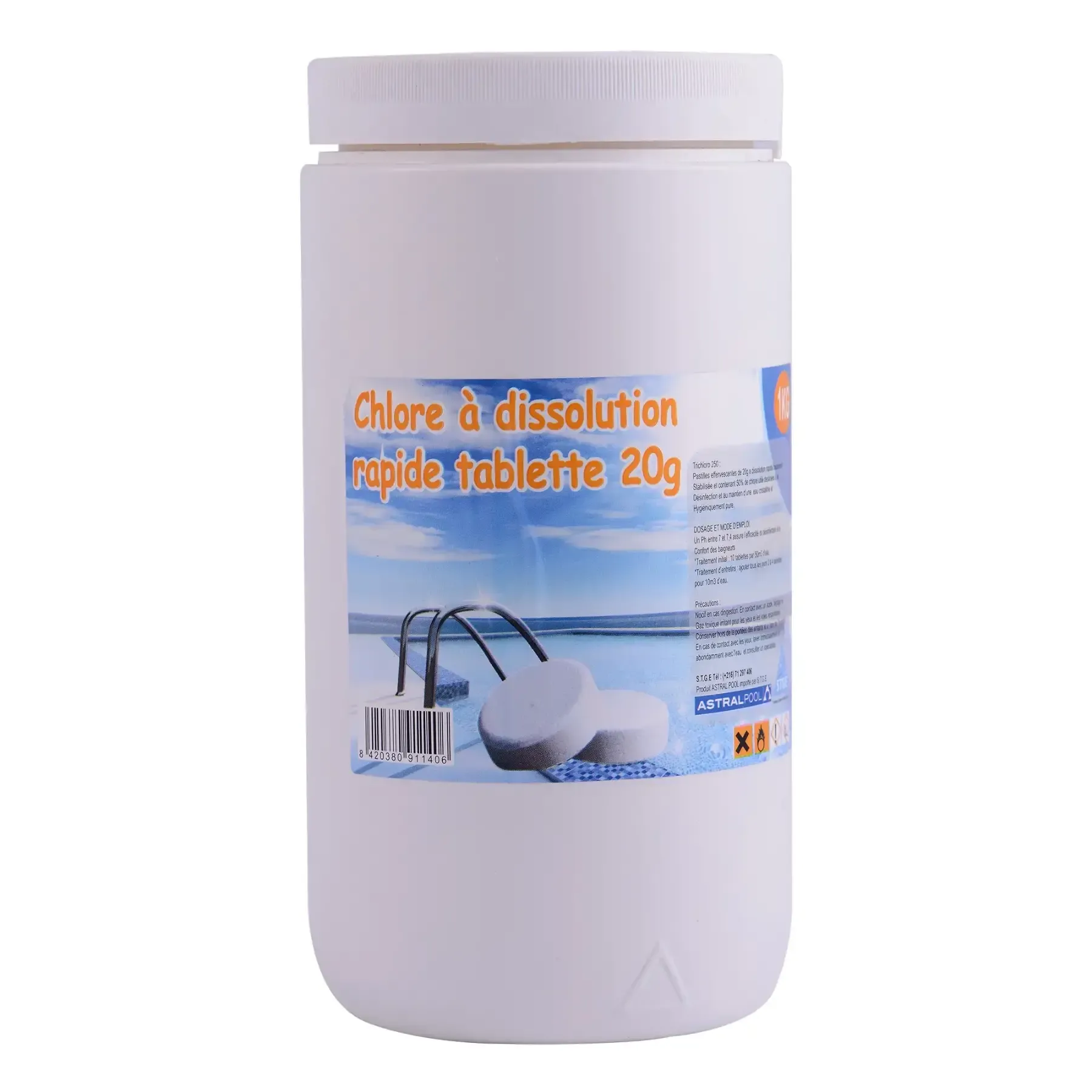 Chlore à dissolution rapide