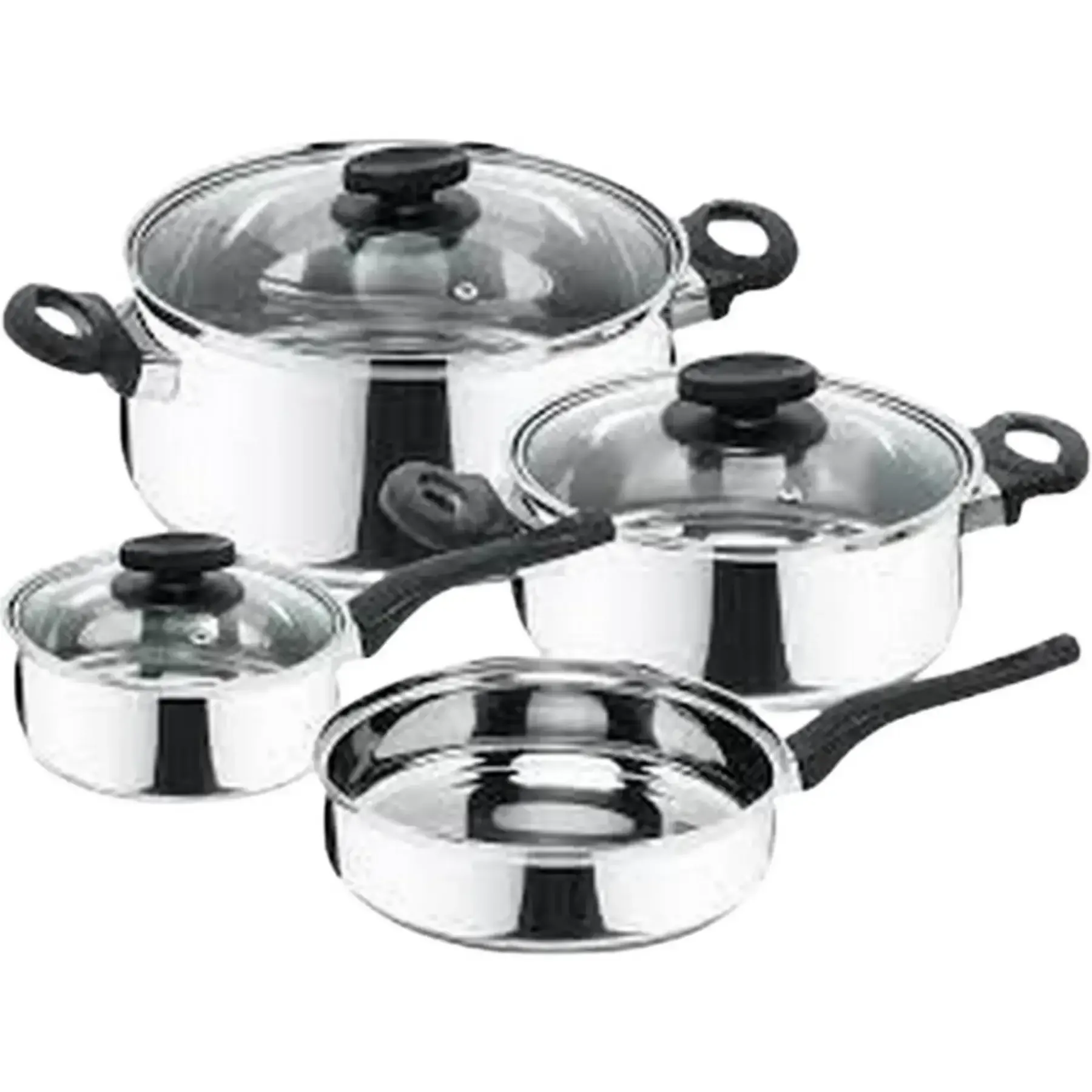 Lot de cuisine 7 pièces en inox Deliss