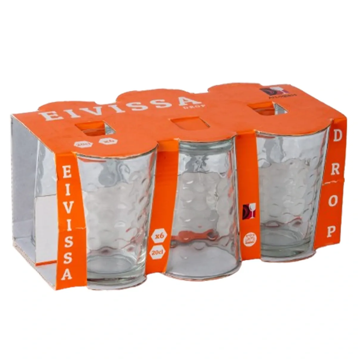 Coffret 6 verres à eau