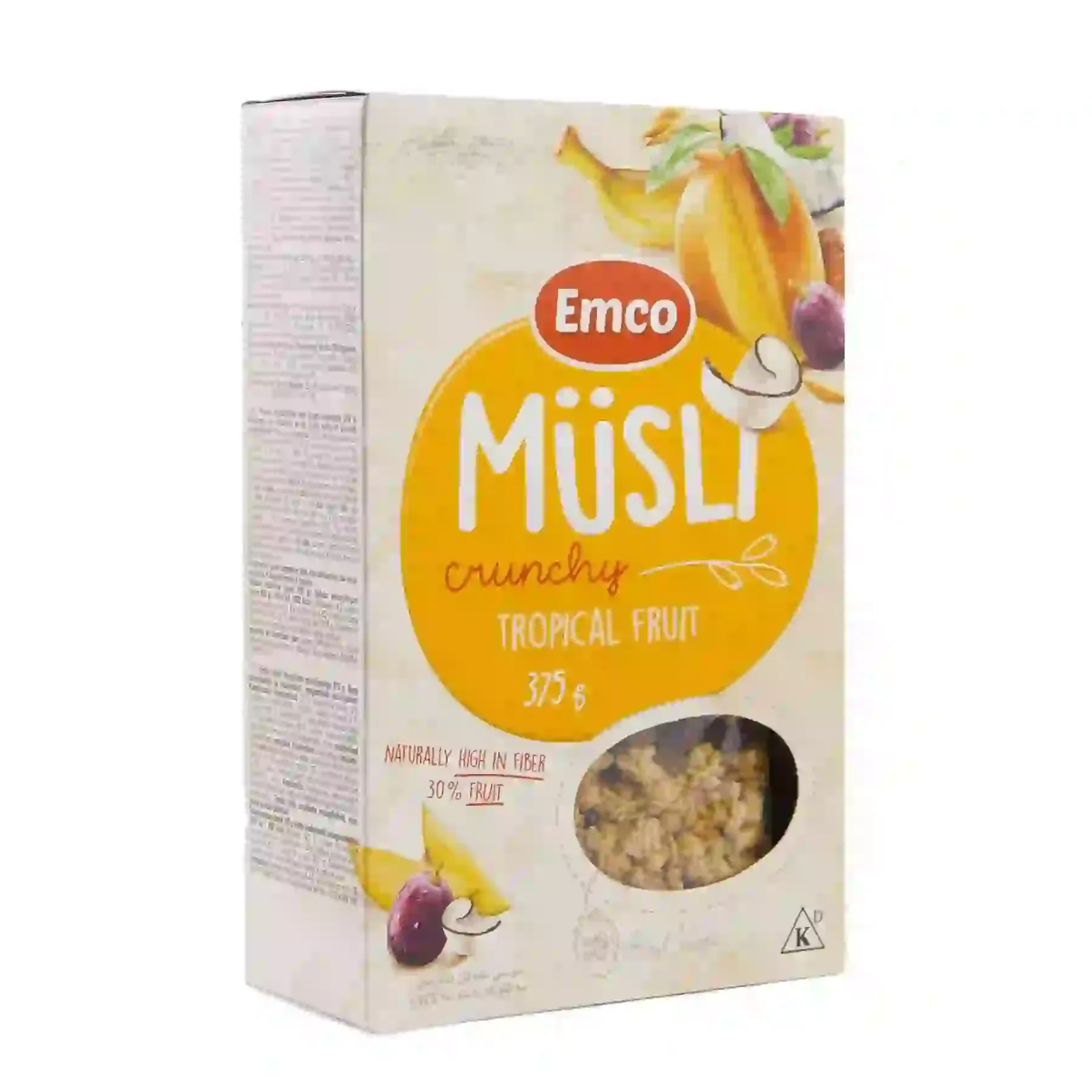 Céréales muesli fruits tropicaux