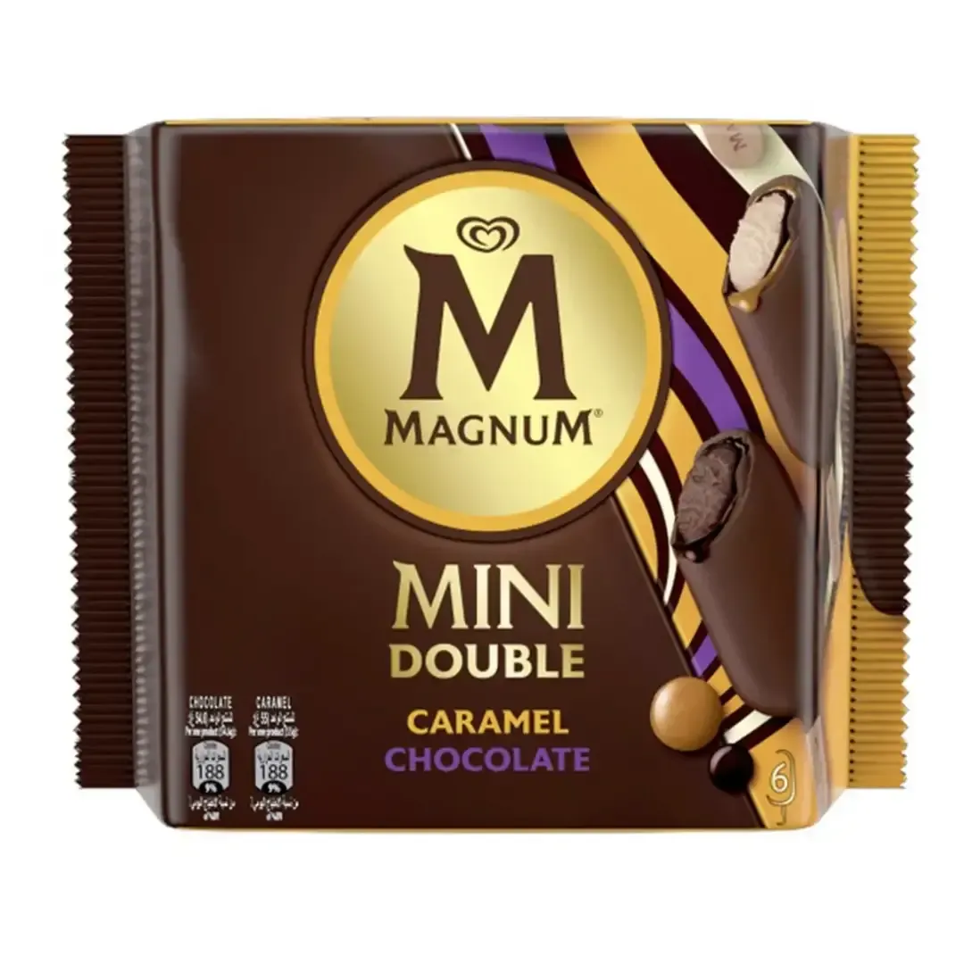 Multipack Mini glace Double Caramel Chocolat