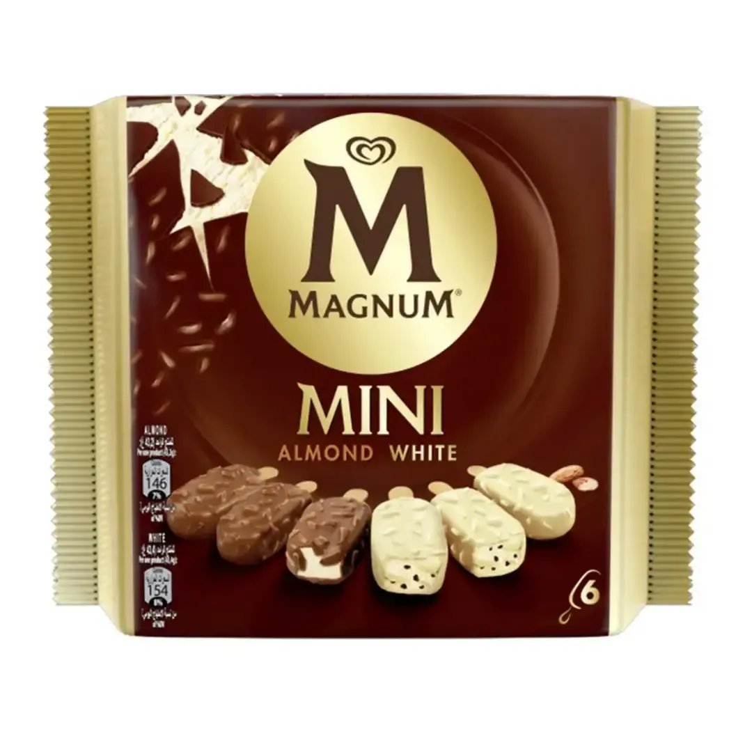 Multipack Mini glace aux amandes et blanc
