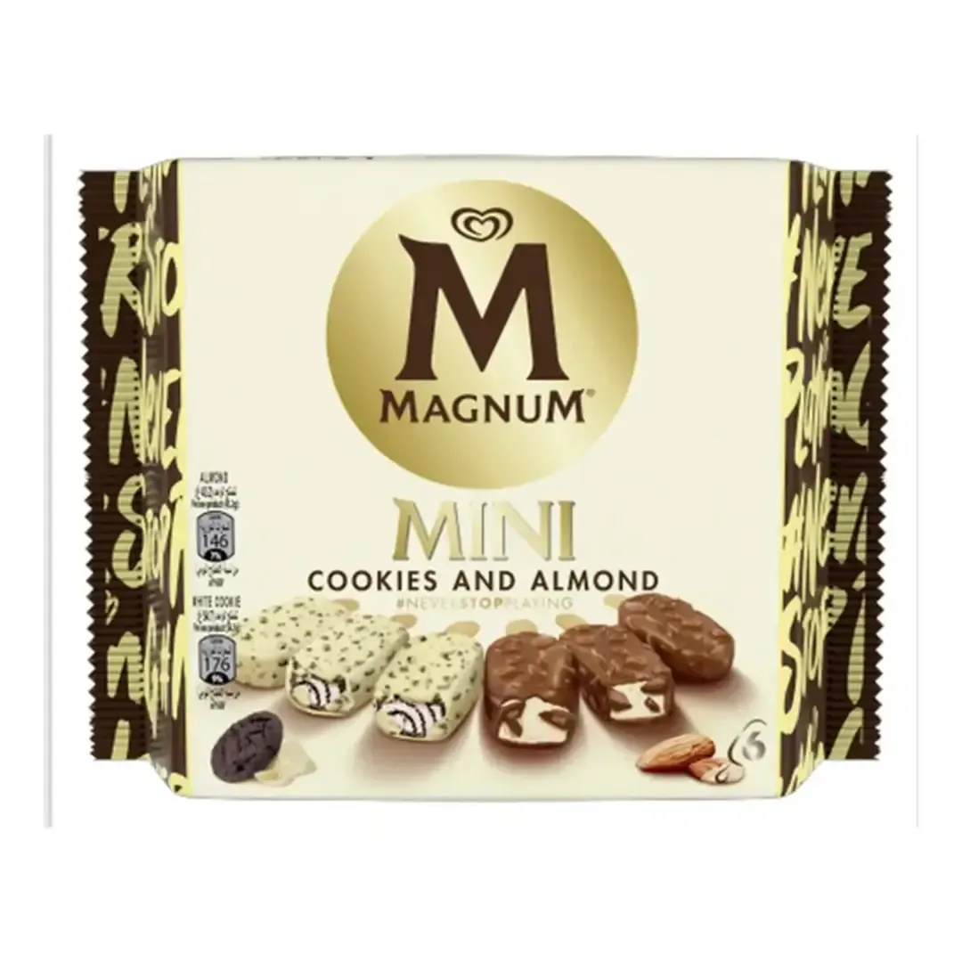 Multipack Mini glace aux amandes et cookies