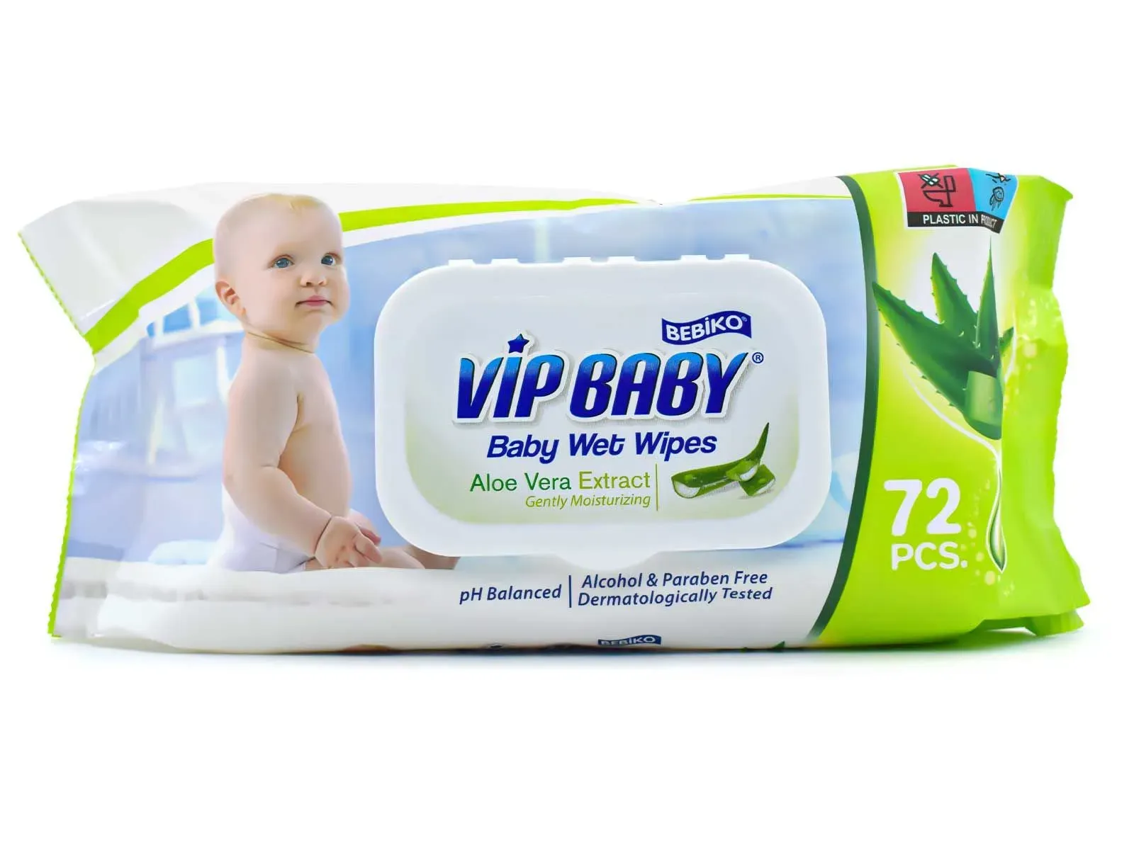 Lingettes bébé Aloe Vera