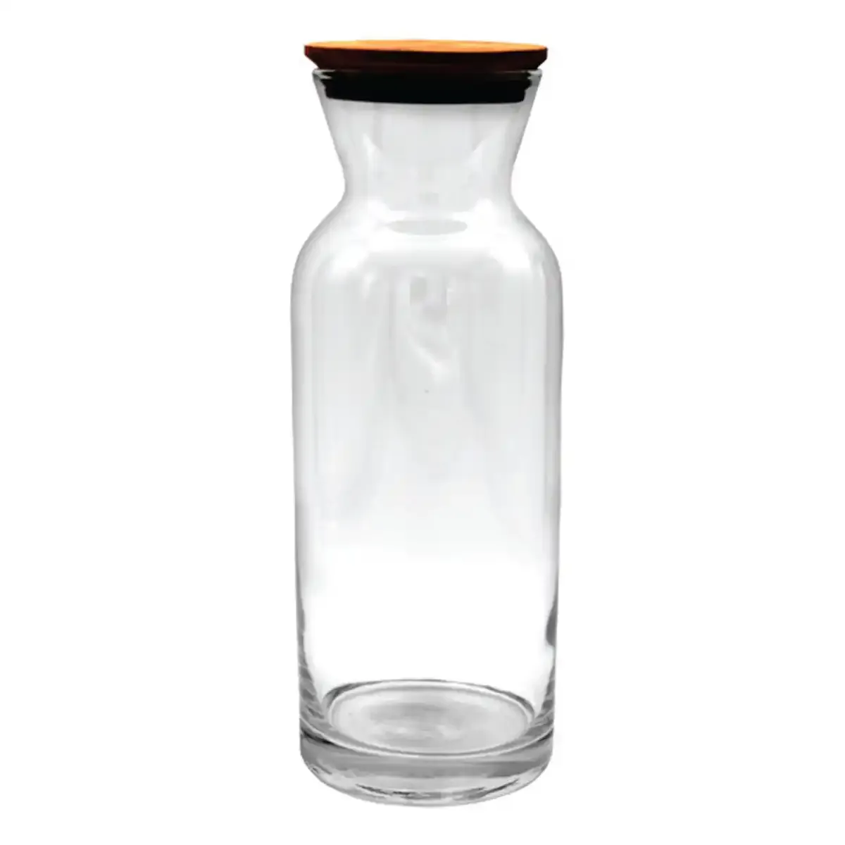 Carafe avec couvercle en bois