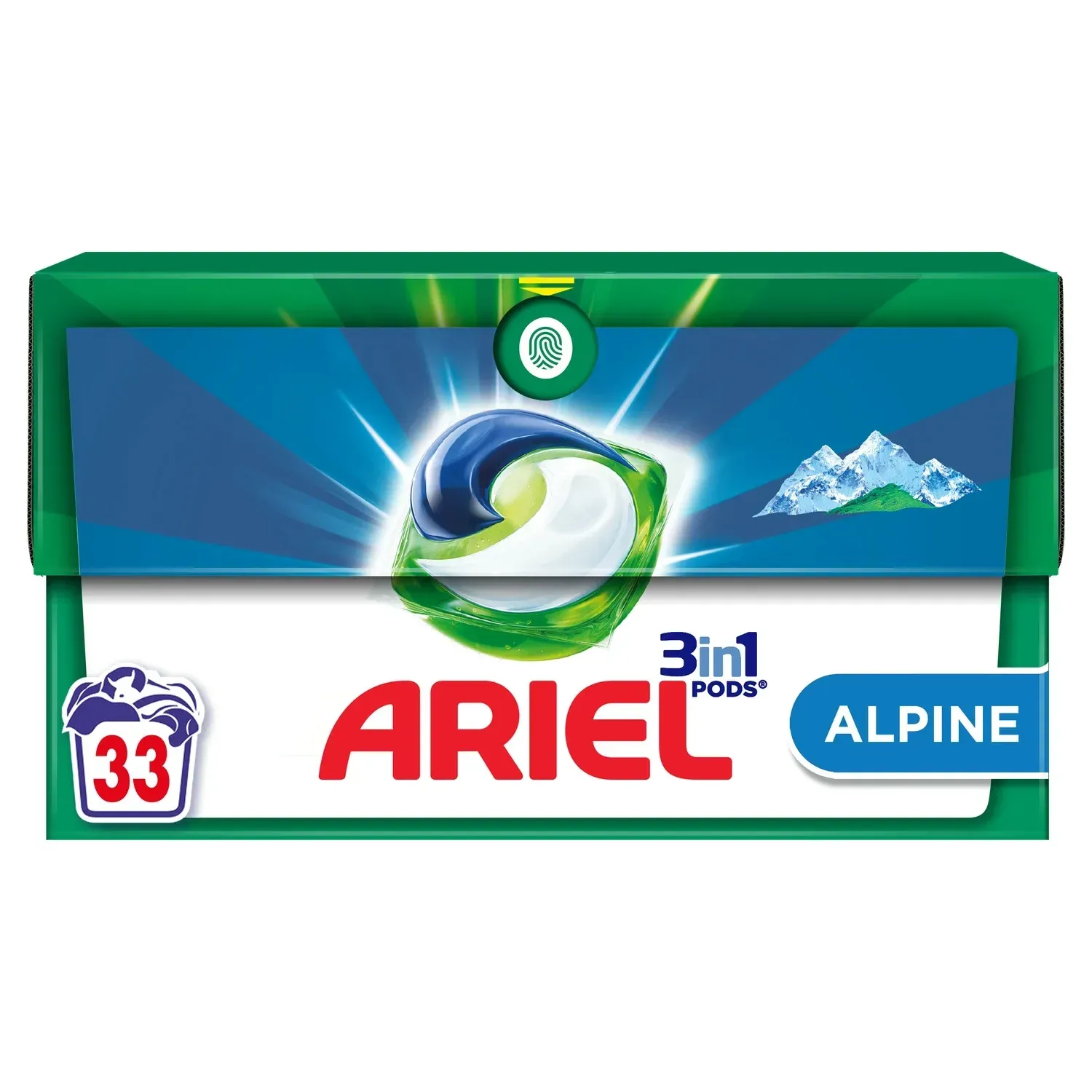 Lessive capsules Alpine 3en1