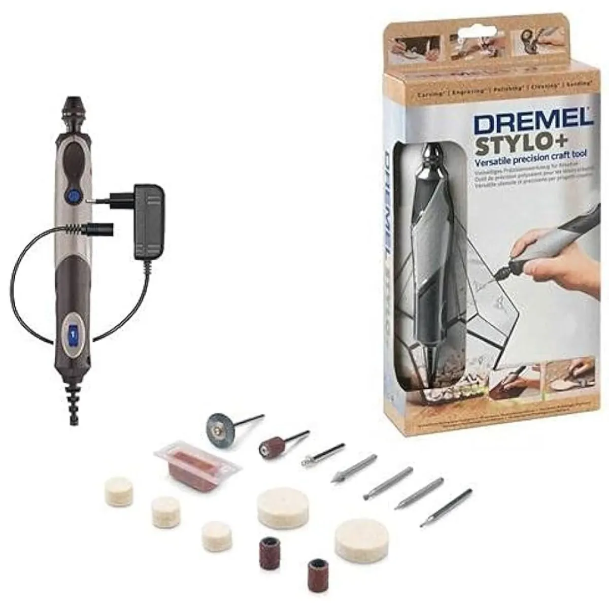 Outil multi-usages stylo + 15 accessoires