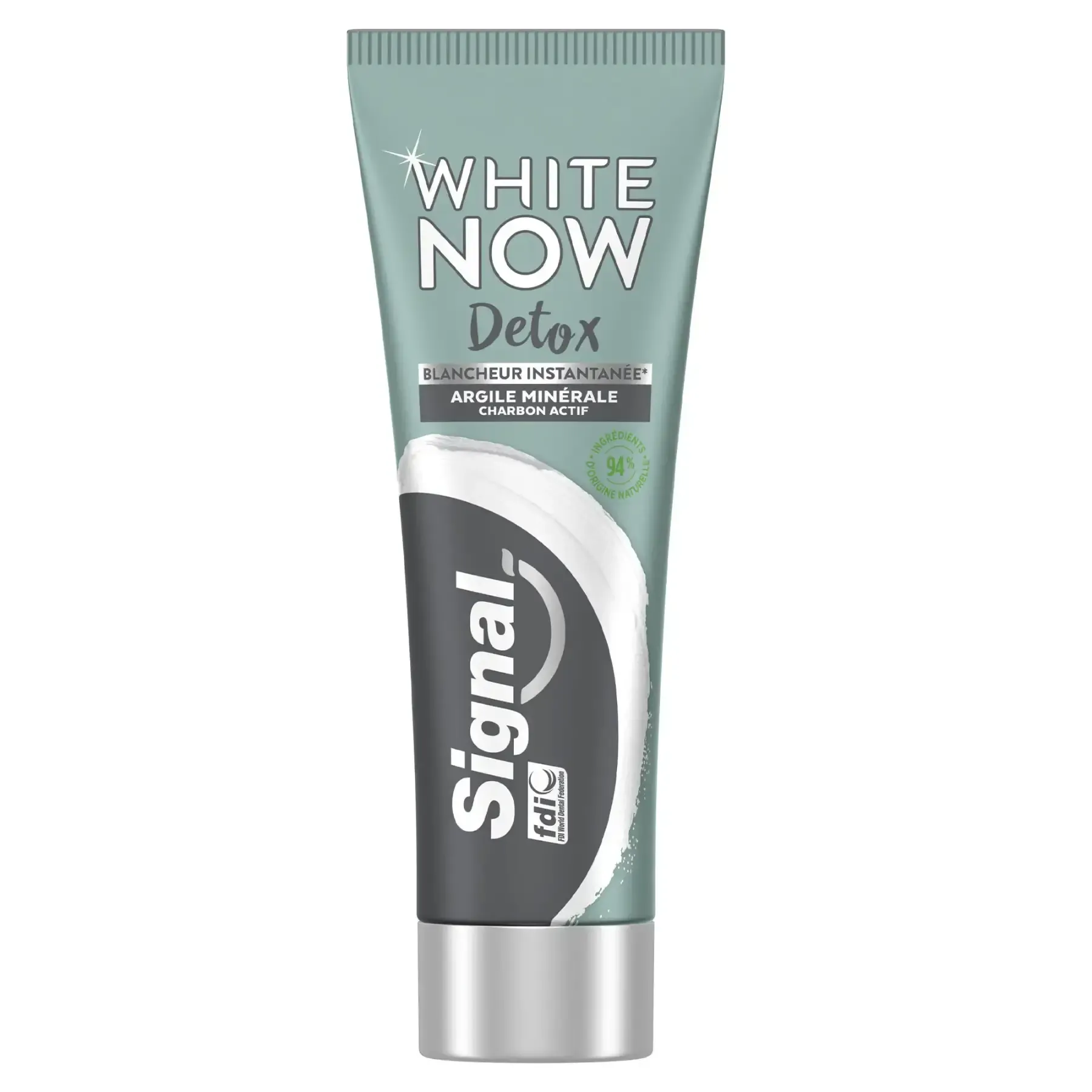 Dentifrice Blancheur Détox Argile & Charbon Actif White Now