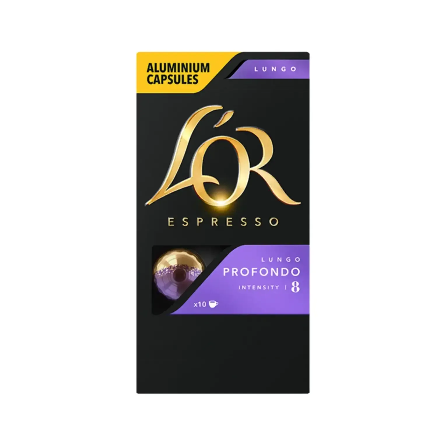Capsules de café Espresso Lungo Profondo N°8