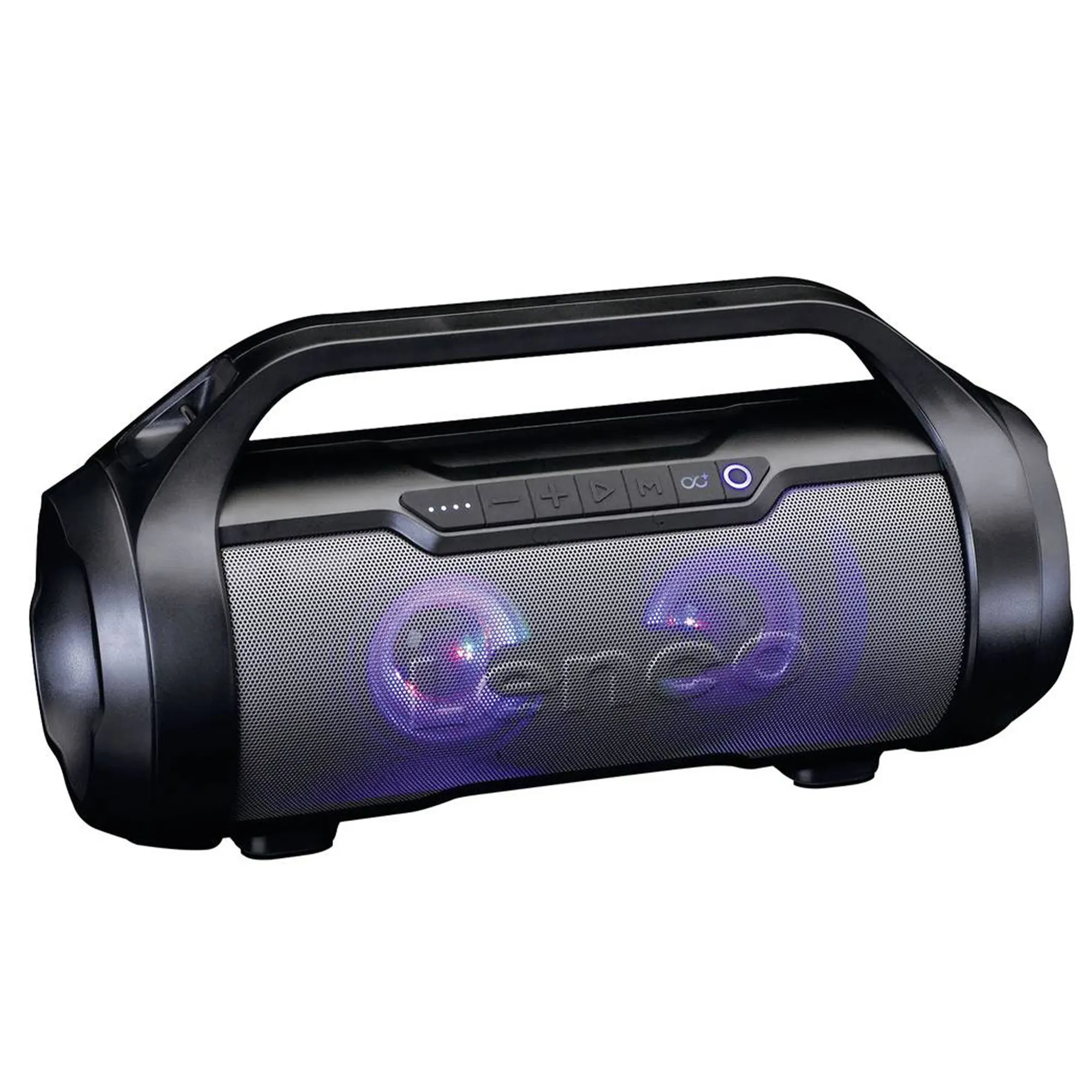 Enceinte Bluetooth effets lumineux Noir 12W