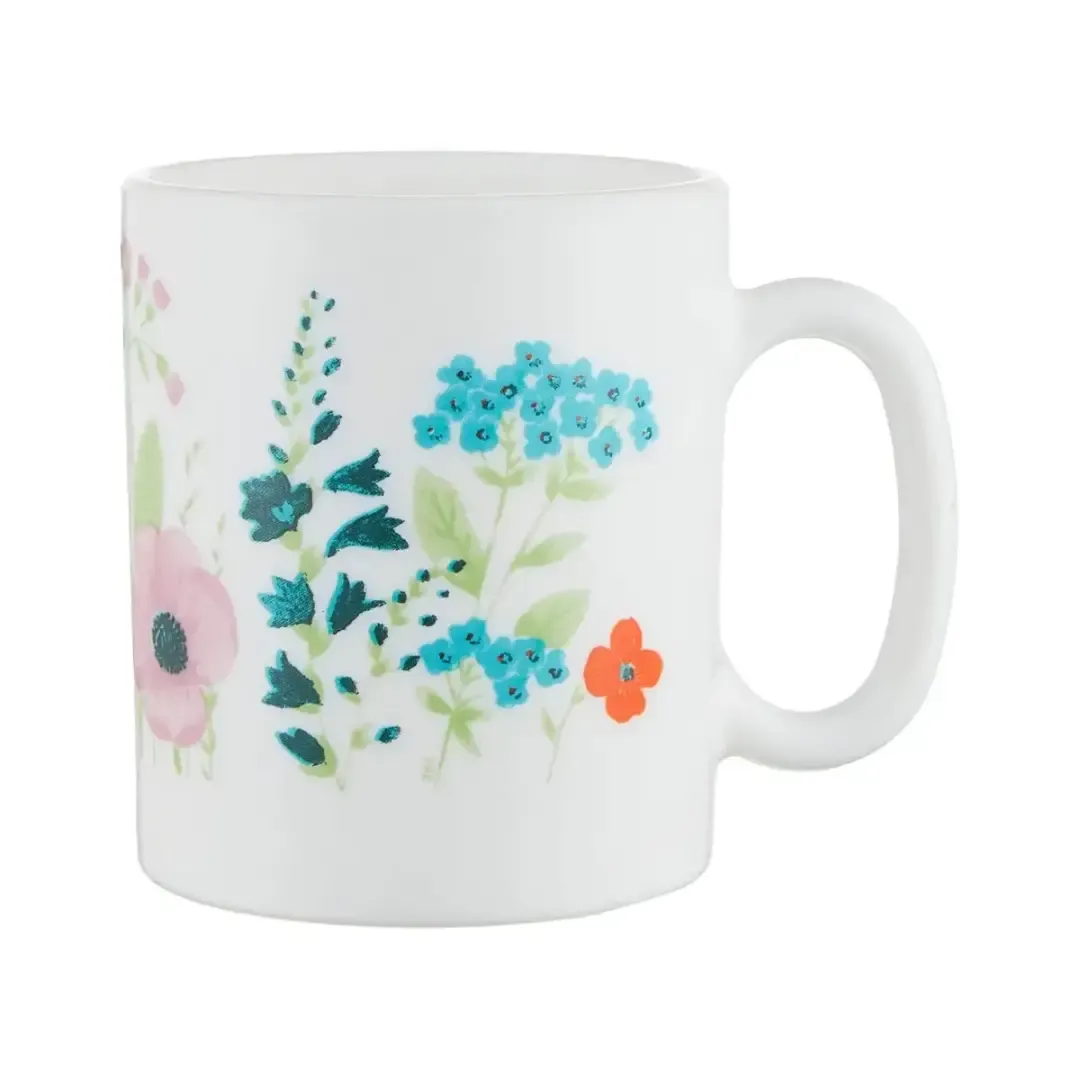 Lot de 6 Mugs essence Rose Pompon - 32 CL