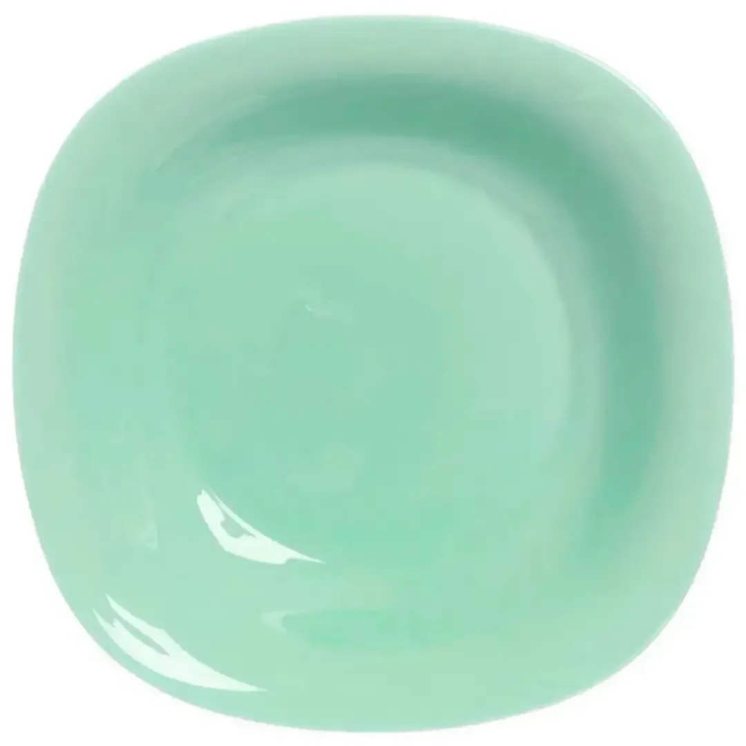 Assiette creuse verte Ø21cm Carine