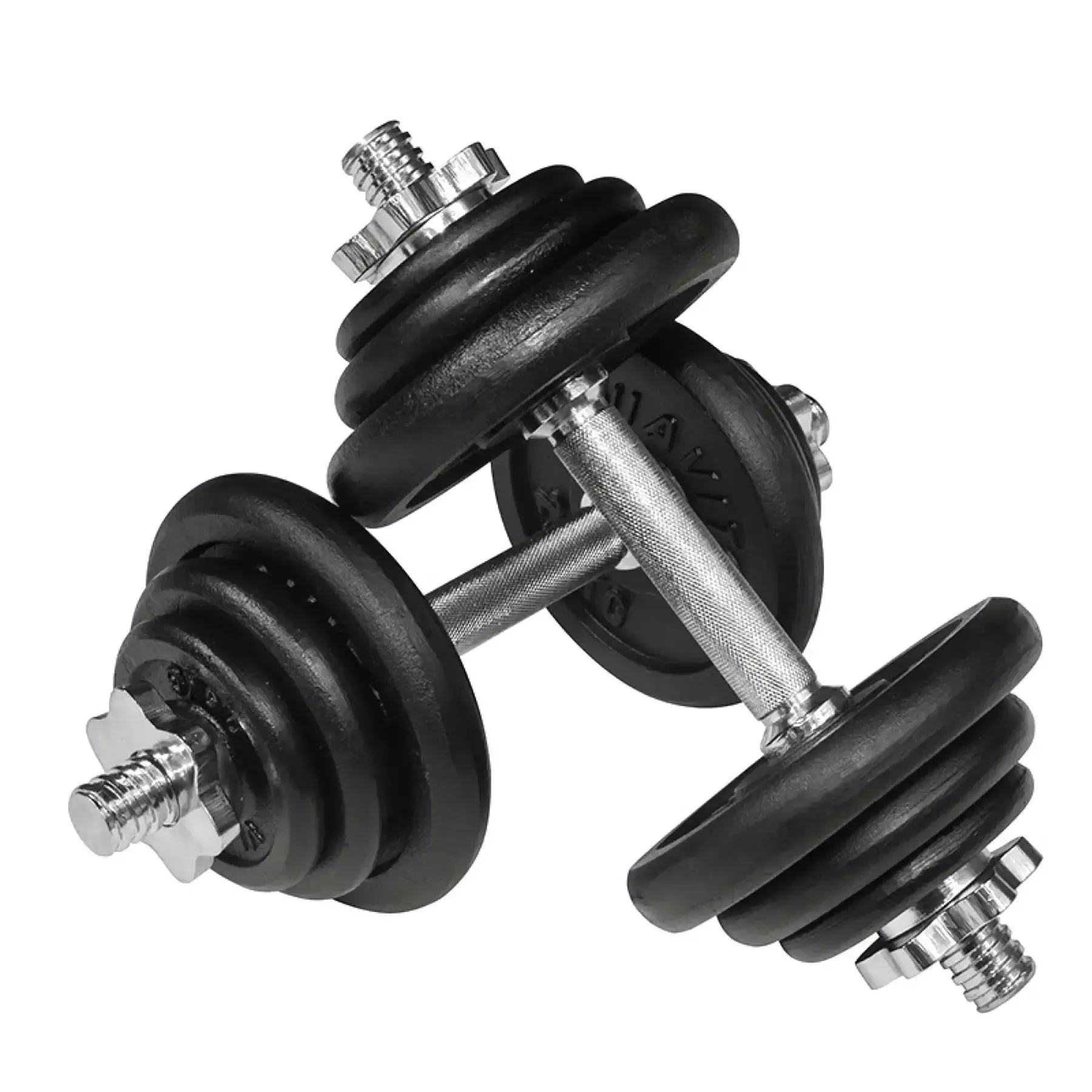 Kit haltères noirs 20kg