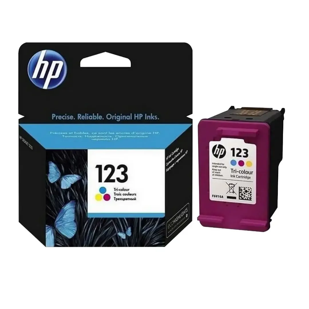 Cartouche jet d'encre HP 123 couleurs