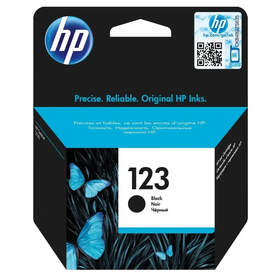 Cartouche jet d'encre HP 123 noire